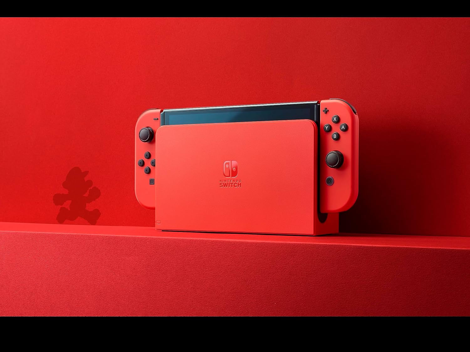 Nintendo Switch - OLED Model: Mario Red Edition (Renewed Premium)