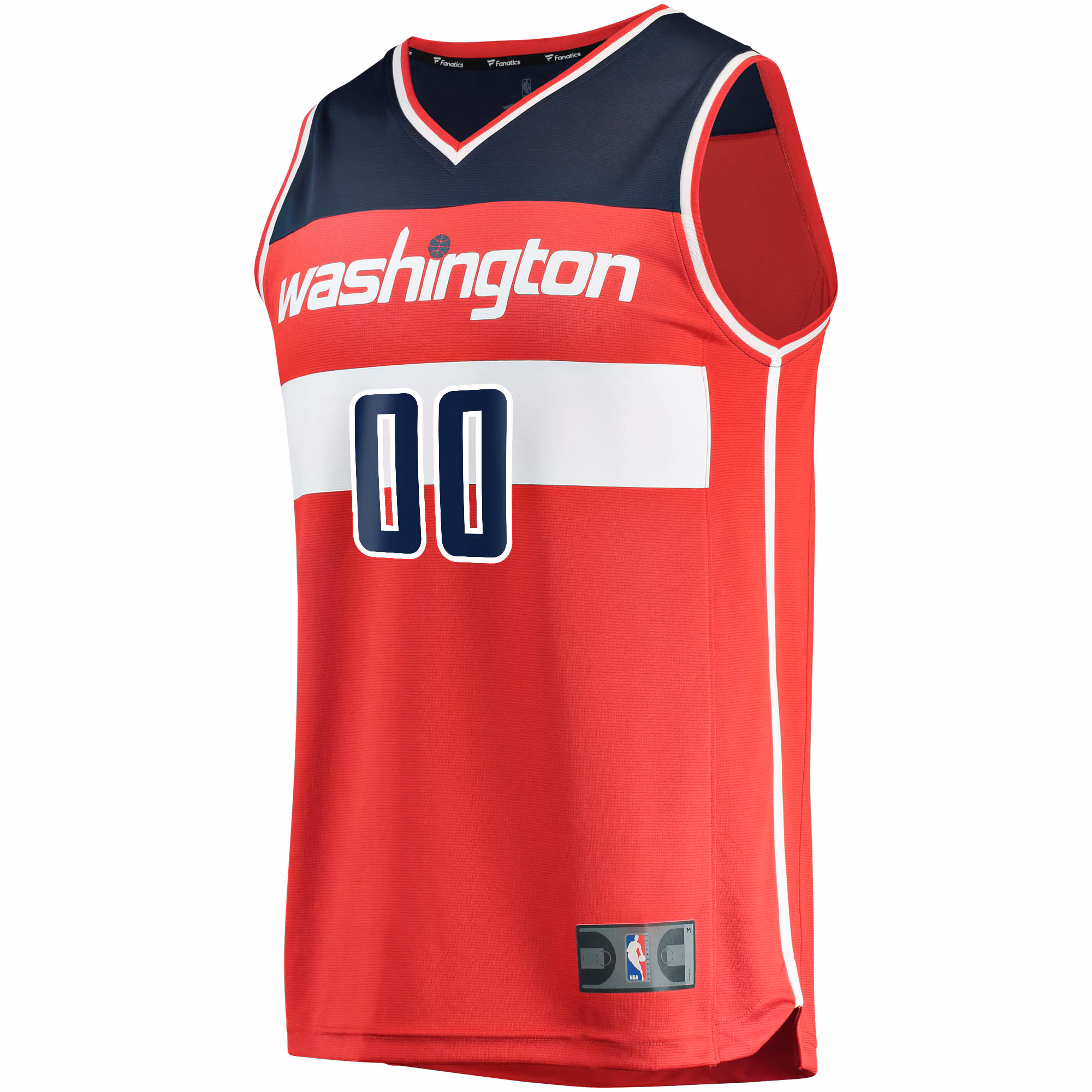 Washington Wizards Fanatics Fast Break Custom Replica Jersey Red - Icon Edition