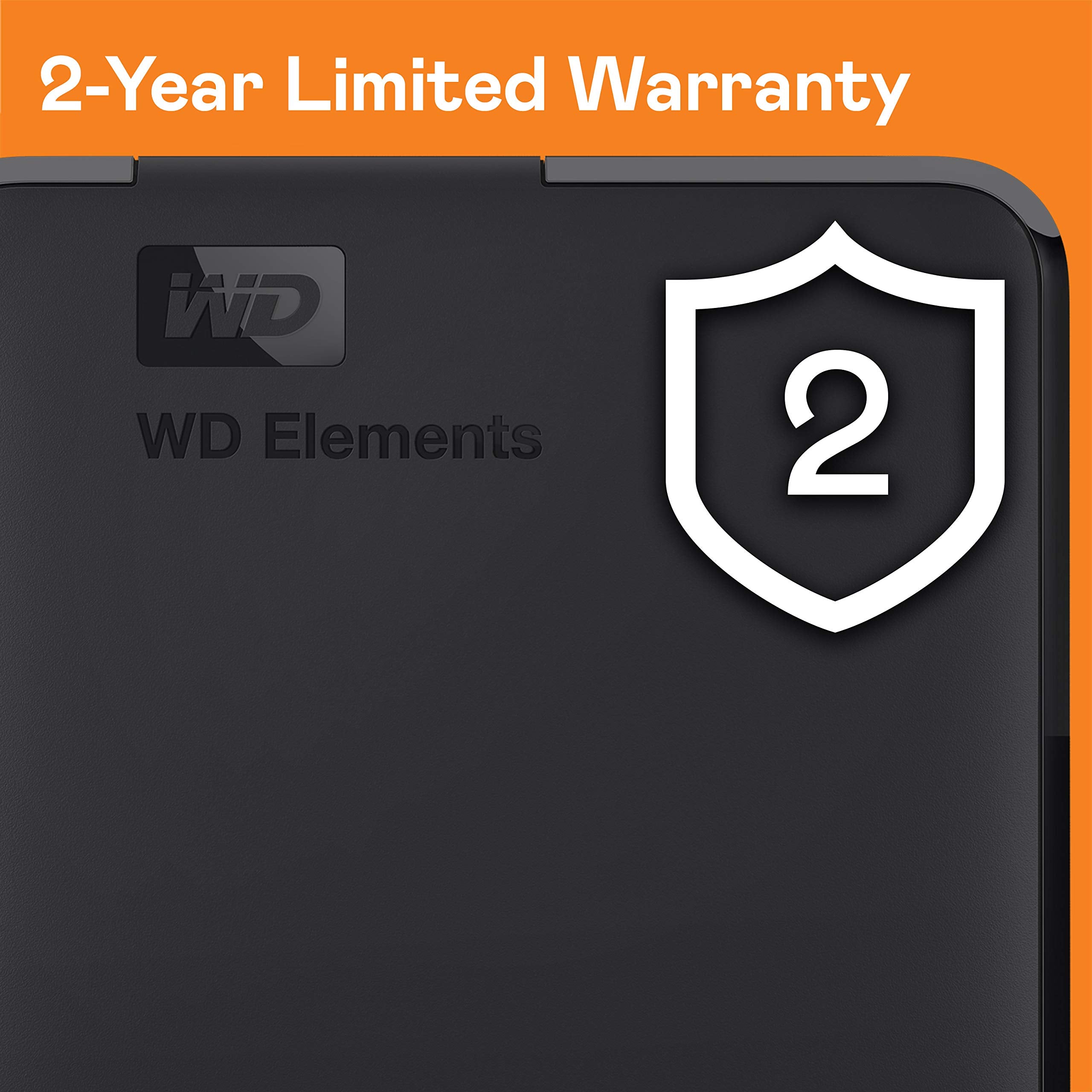WD 2TB Elements Portable External Hard Drive USB 3.0