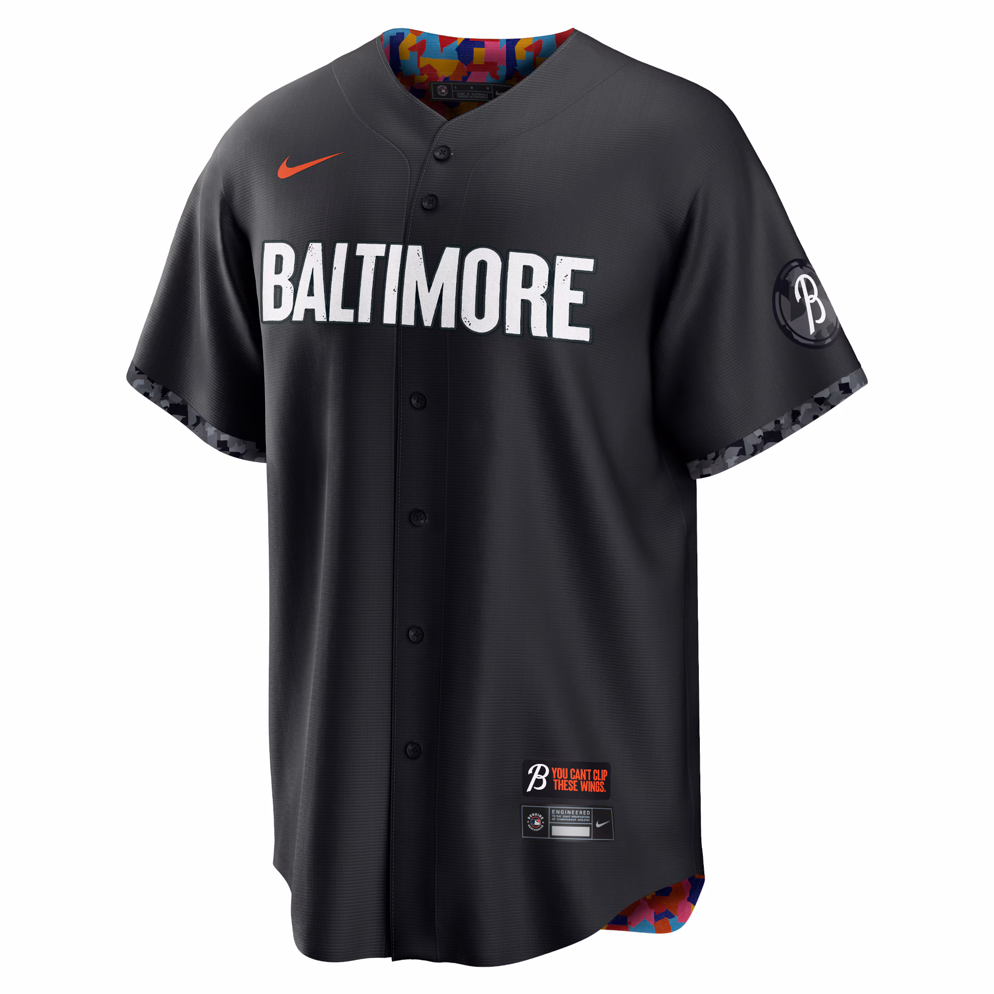 Baltimore Orioles Nike City Connect Replica Jersey - Black