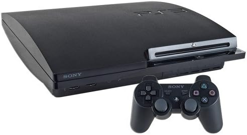 Sony PlayStation 3 Slim 320 GB Charcoal Black Console (Renewed)