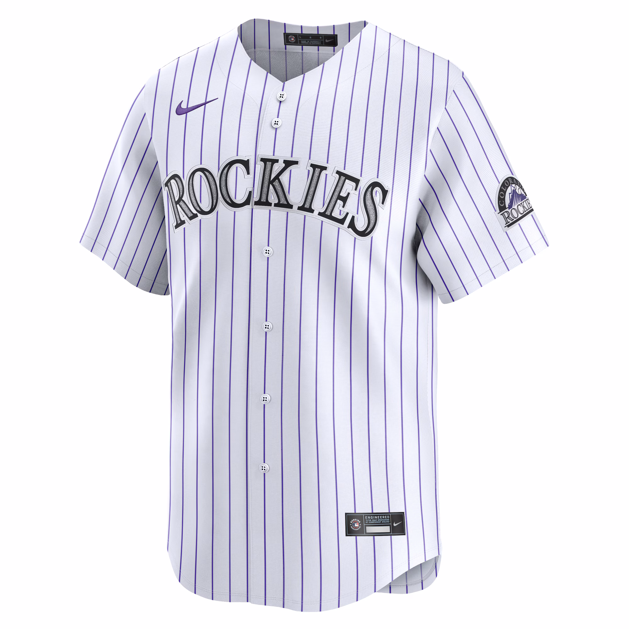 Colorado Rockies Nike Home Limited Player Jersey - White
