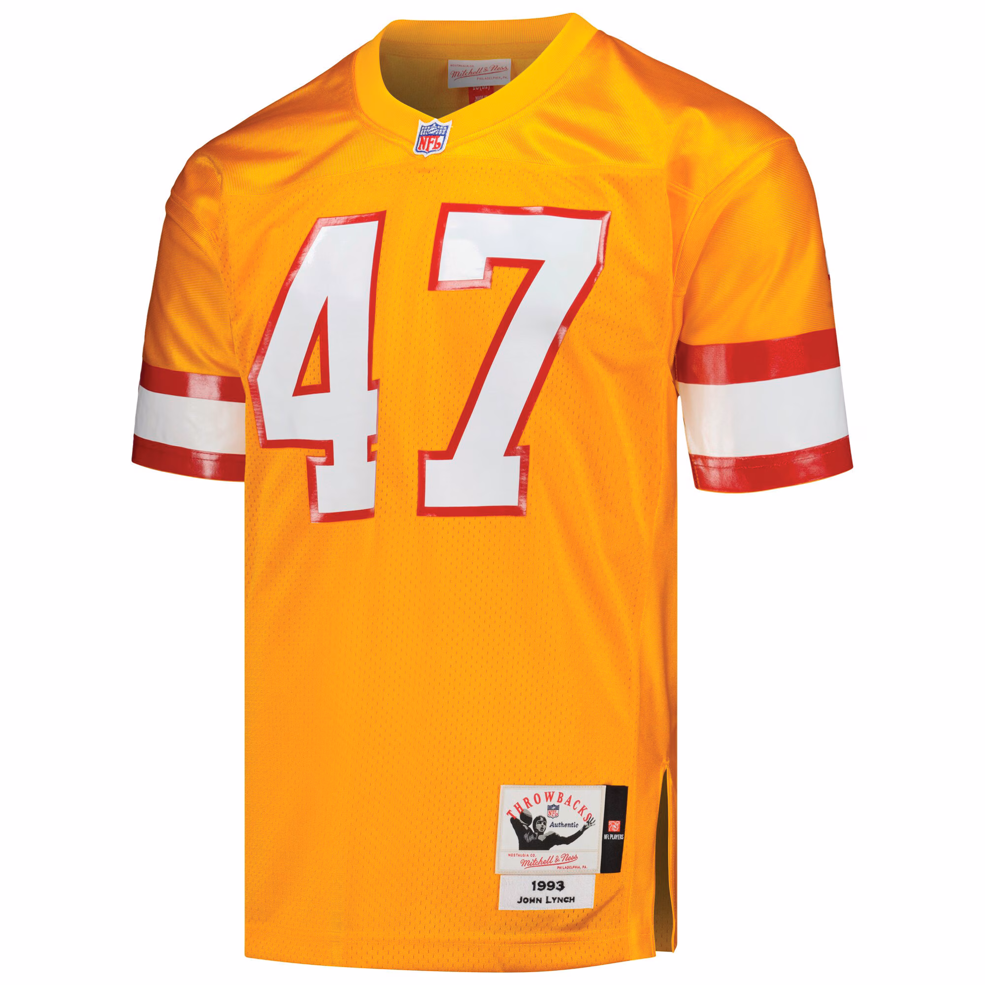 John Lynch Tampa Bay Buccaneers 1993 Mitchell & Ness Authentic Throwback Retired Player Jersey - Orange