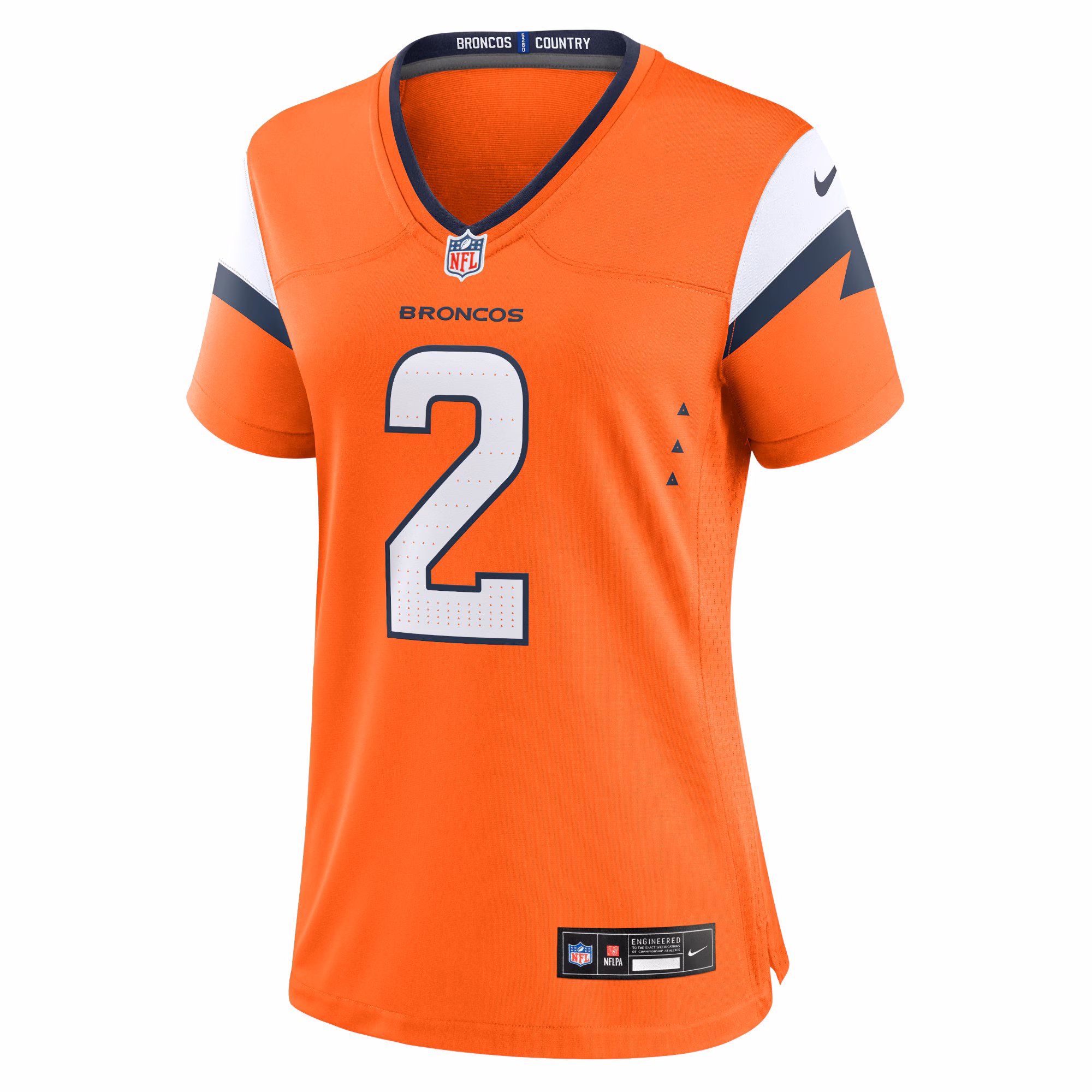 Patrick Surtain II Denver Broncos Nike Women's Team Game Jersey - Orange