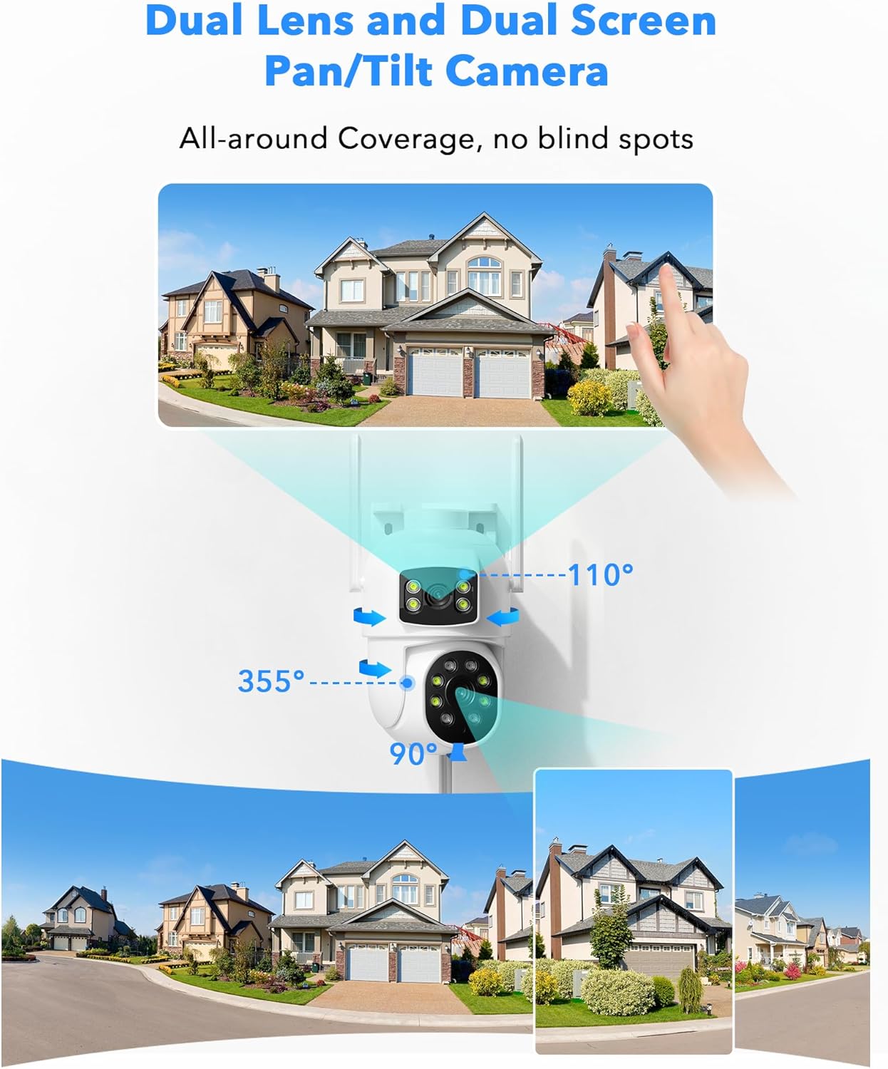 CAMCAMP Wireless Security Camera System with 10.1
