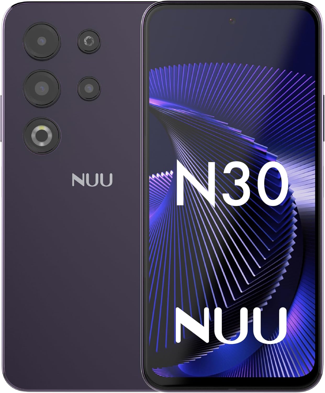 NUU N30 Cell Phone Unlocked for T-Mobile, Mint, Metro, Qlink, Tello 6GB/128GB, Teen Phone, Dual SIM 4G, Octa-Core 6.7