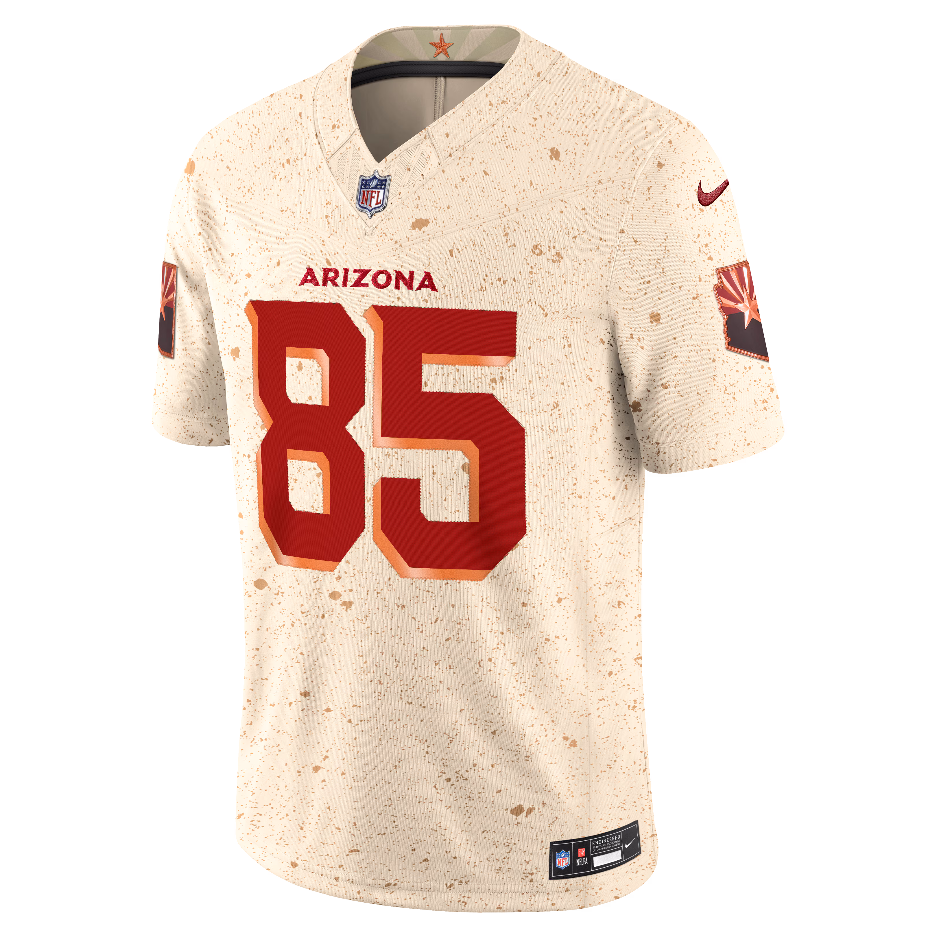 Trey McBride Arizona Cardinals Nike 2025 Rivalries Collection Stitched Limited Jersey - Natural