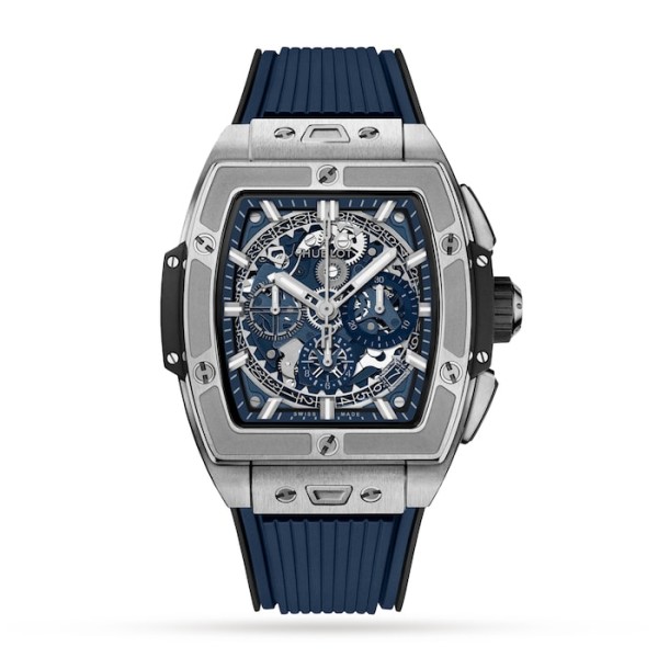 Spirit Of Big Bang Men Automatic Blue Rubber Watch 641.NX.7170.RX