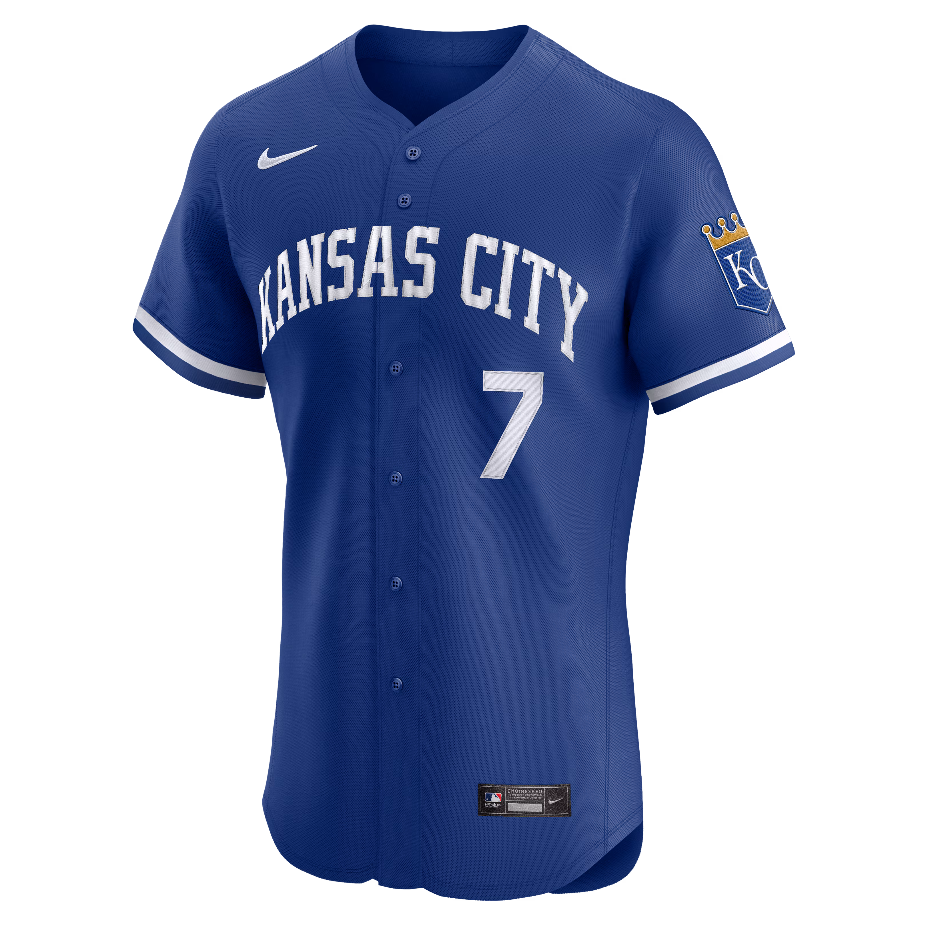 Bobby Witt Jr. Kansas City Royals Nike Alternate 2 Elite Player Jersey - Royal