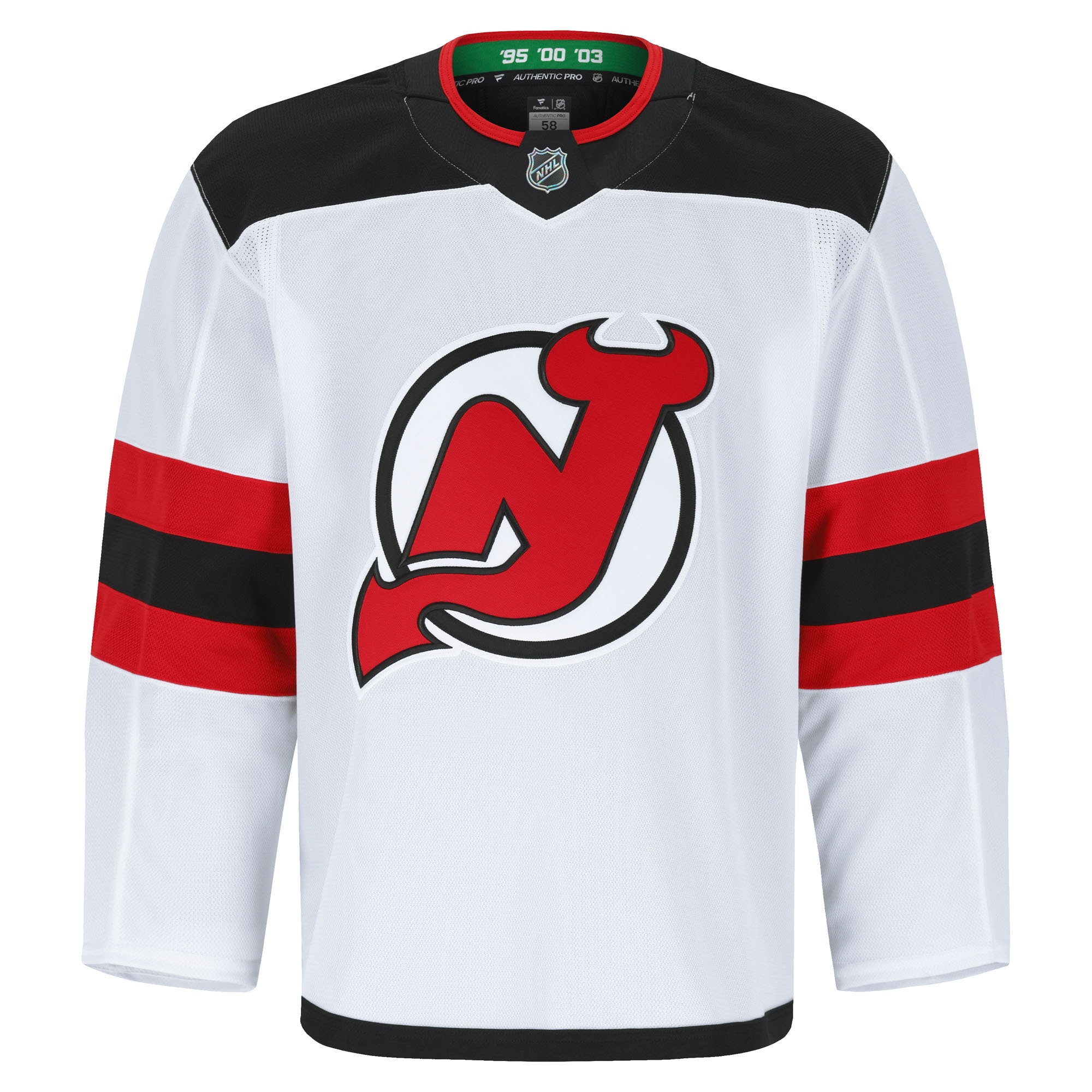 New Jersey Devils Fanatics Away Authentic Pro Jersey - White