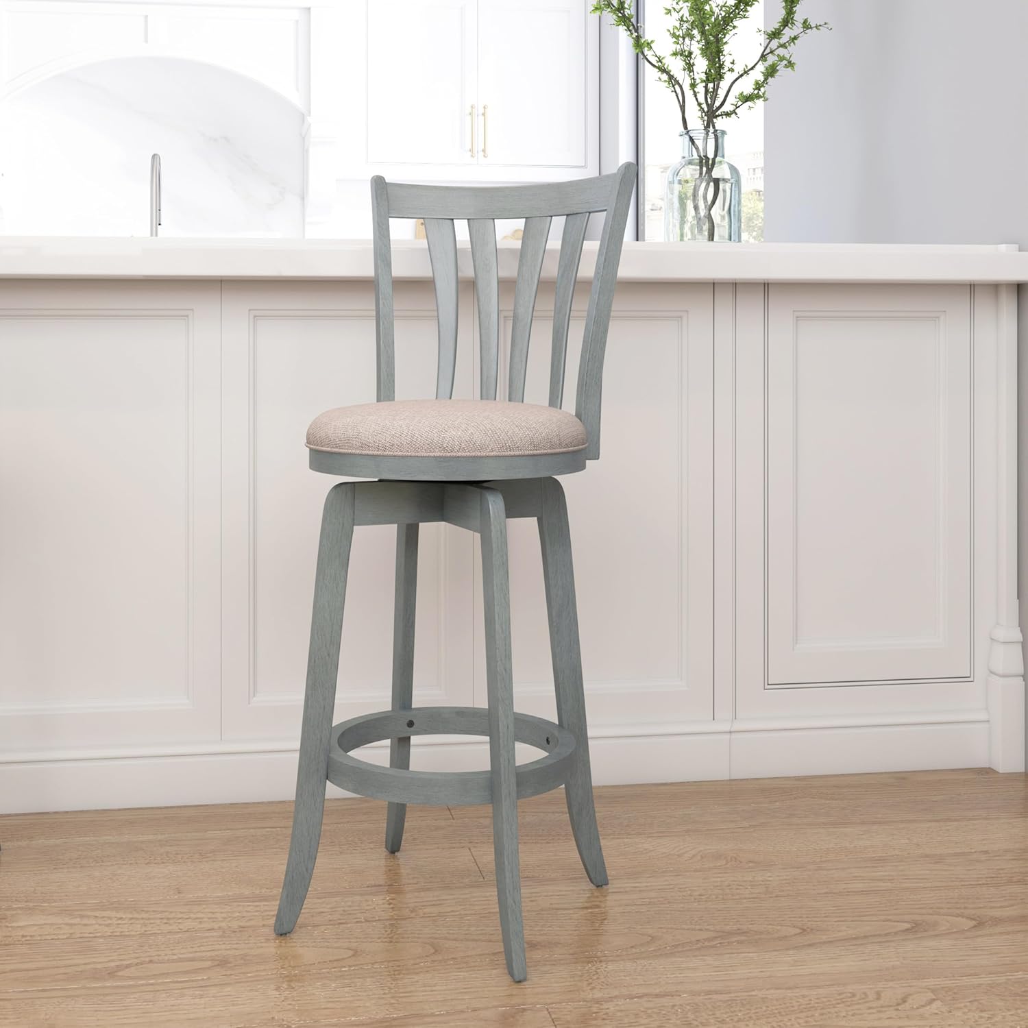 Hillsdale Furniture Savana Wood Bar Height Stool, 30