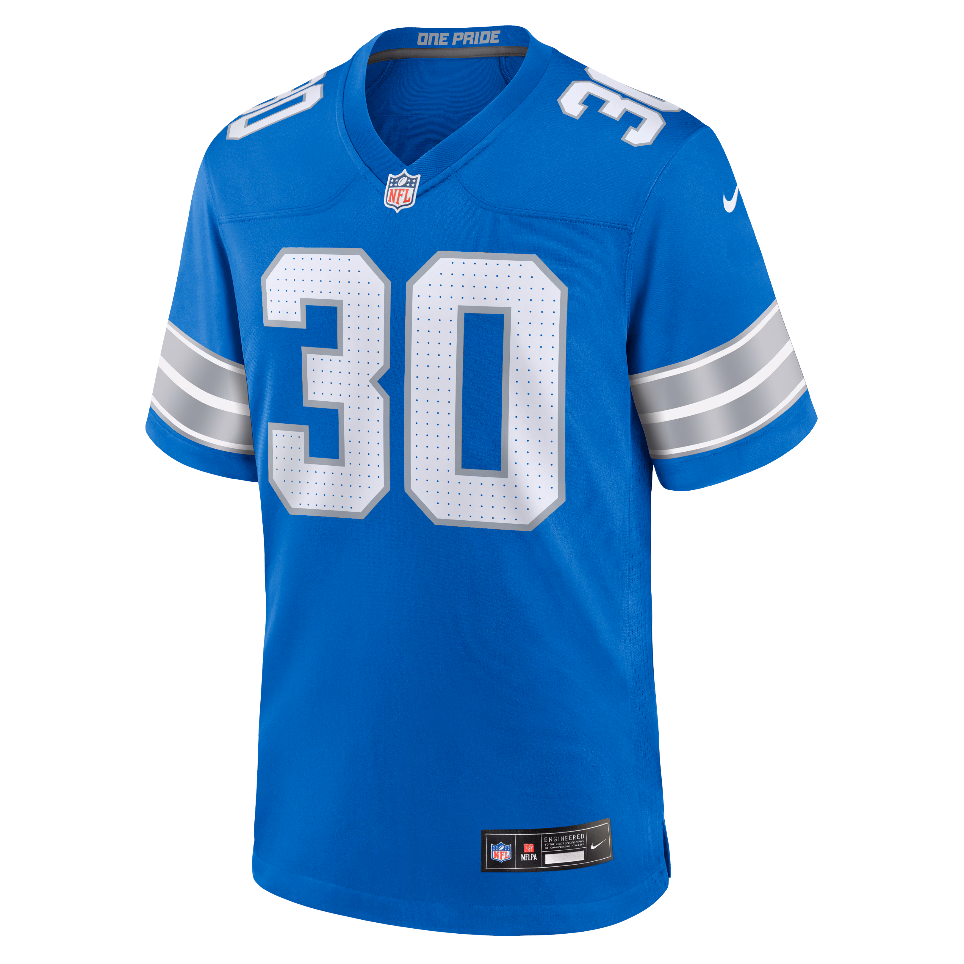 Khalil Dorsey Detroit Lions Nike Team Game Jersey -  Blue