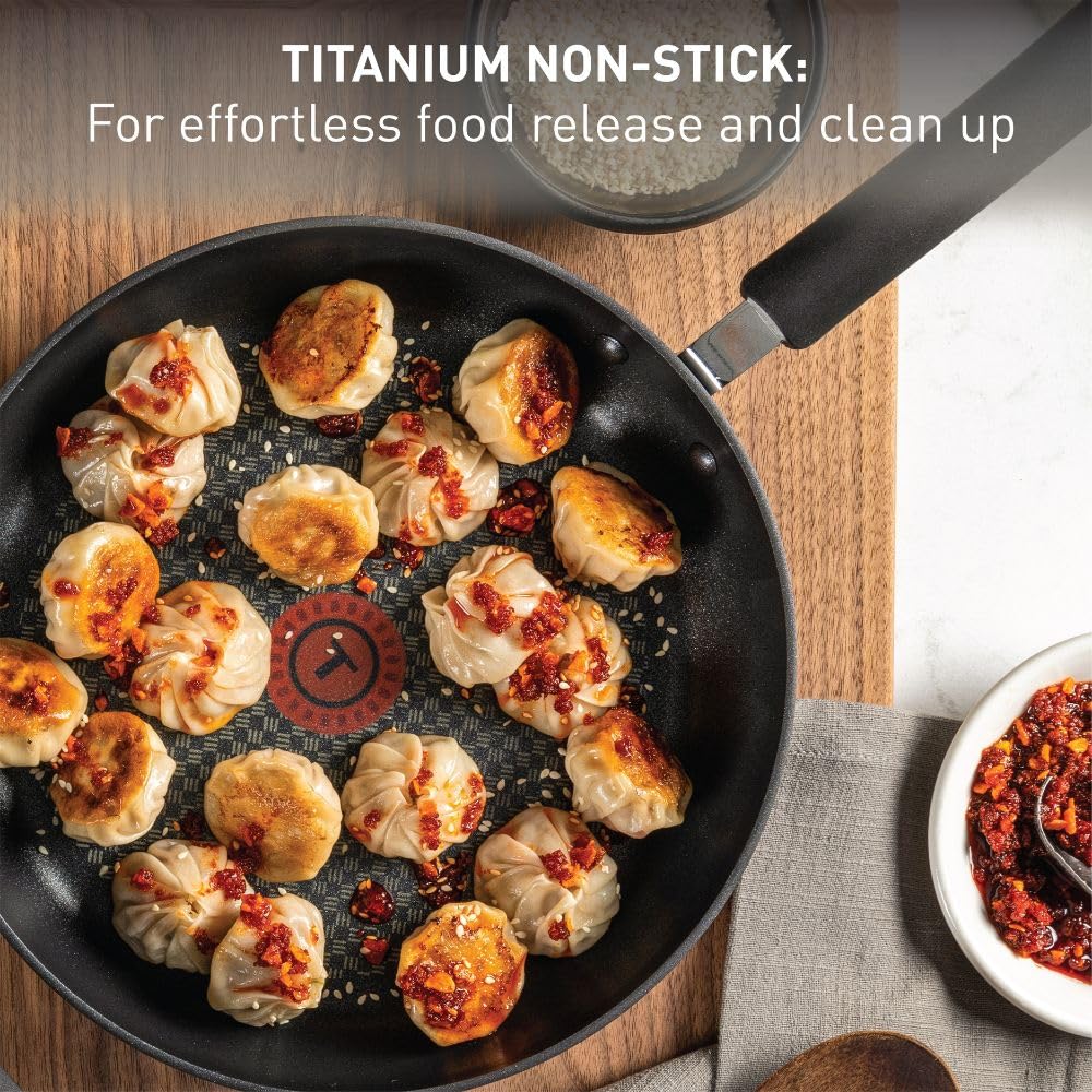T-FAL Ultimate Hard Anodized Nonstick Fry Pan Set