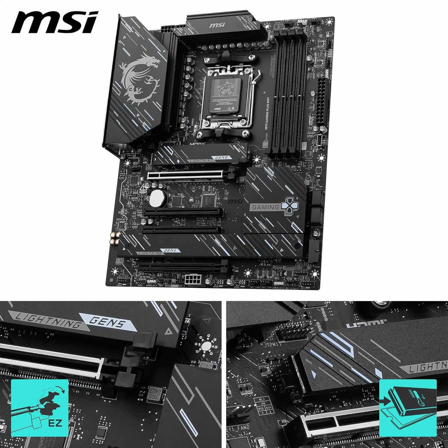 MSI X870 Gaming Plus WiFi Motherboard (Renewed)
