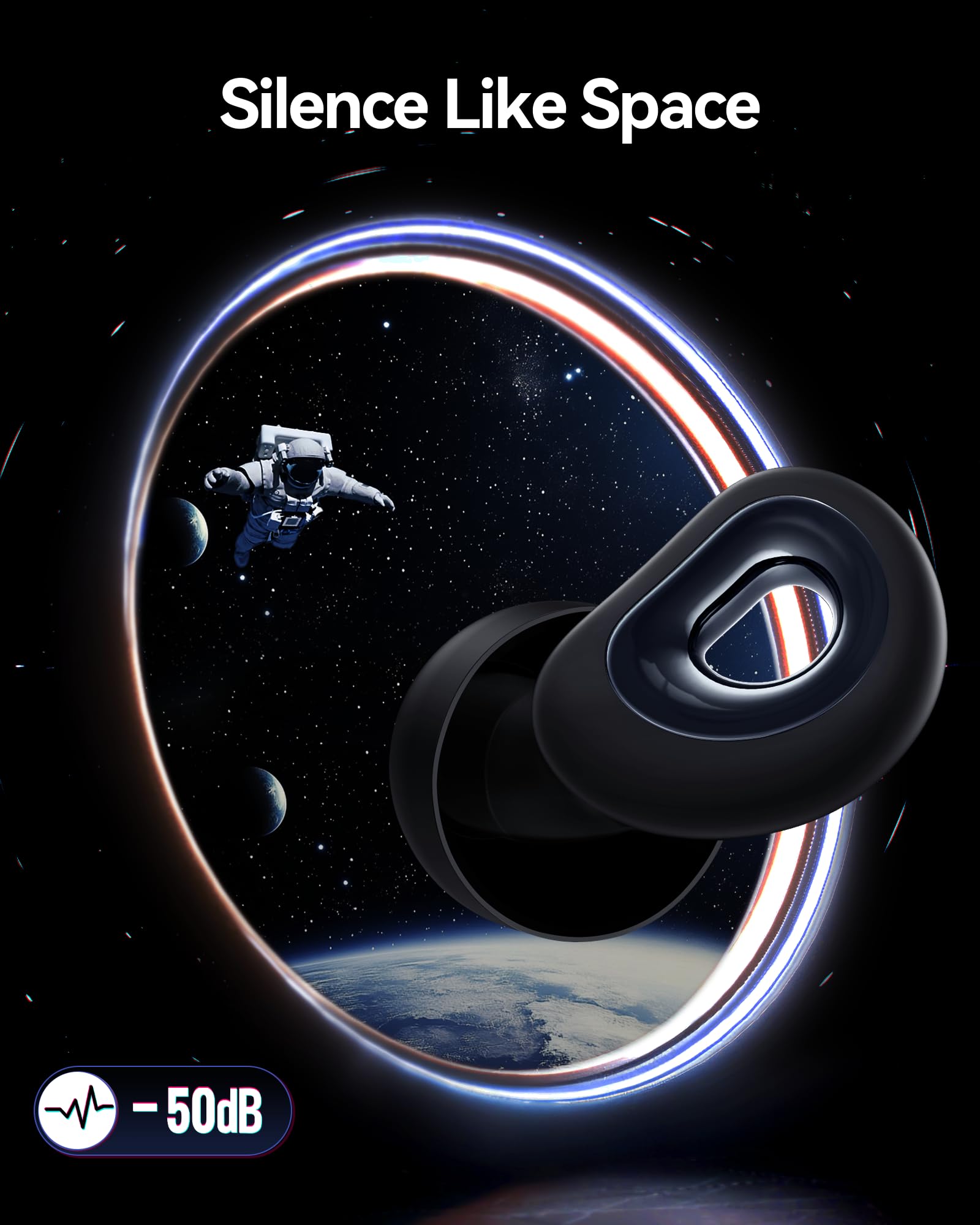 BIGOOD Ear Plugs for Sleeping - 50dB Noise Cancelling