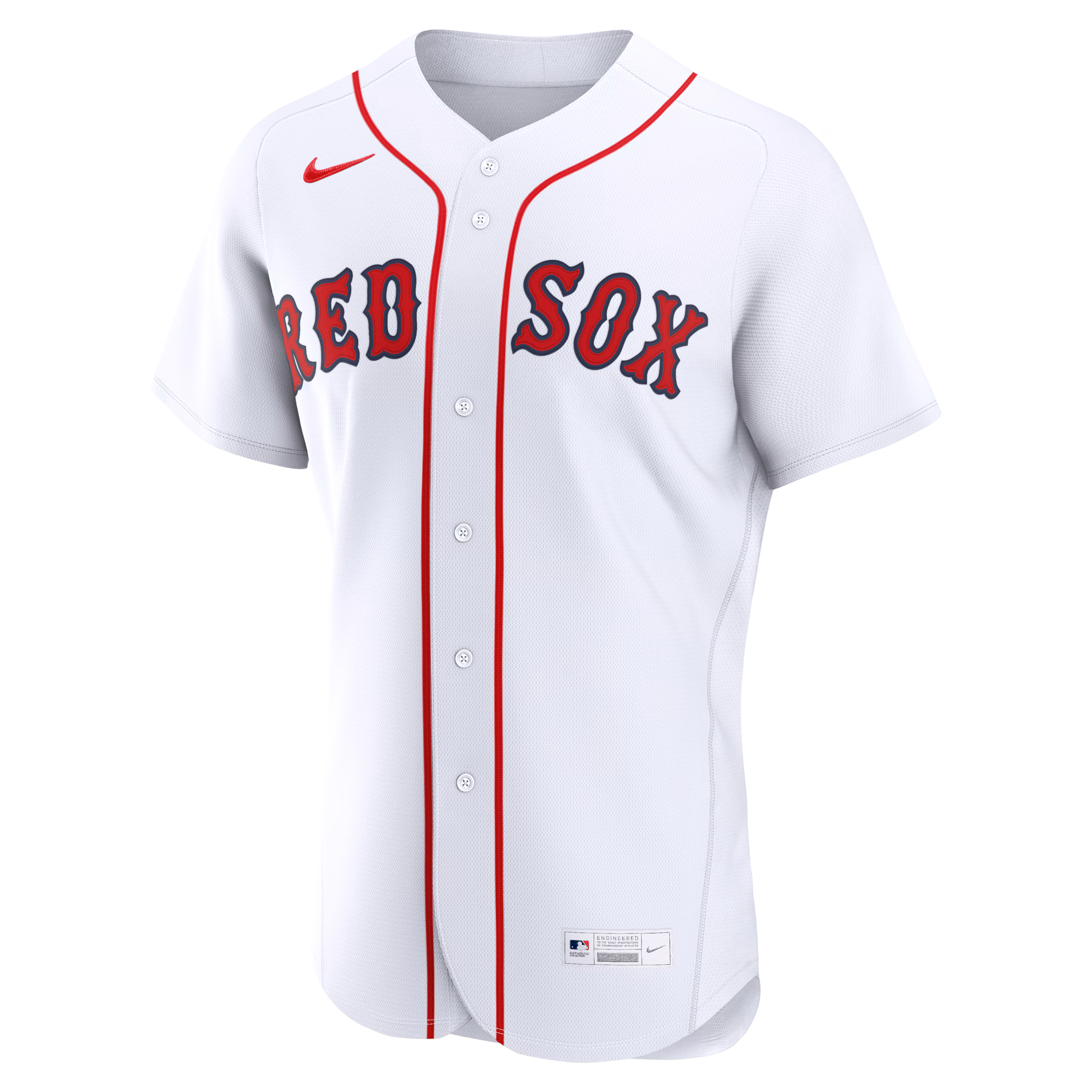 Boston Red Sox Nike Home Authentic Custom Jersey - White