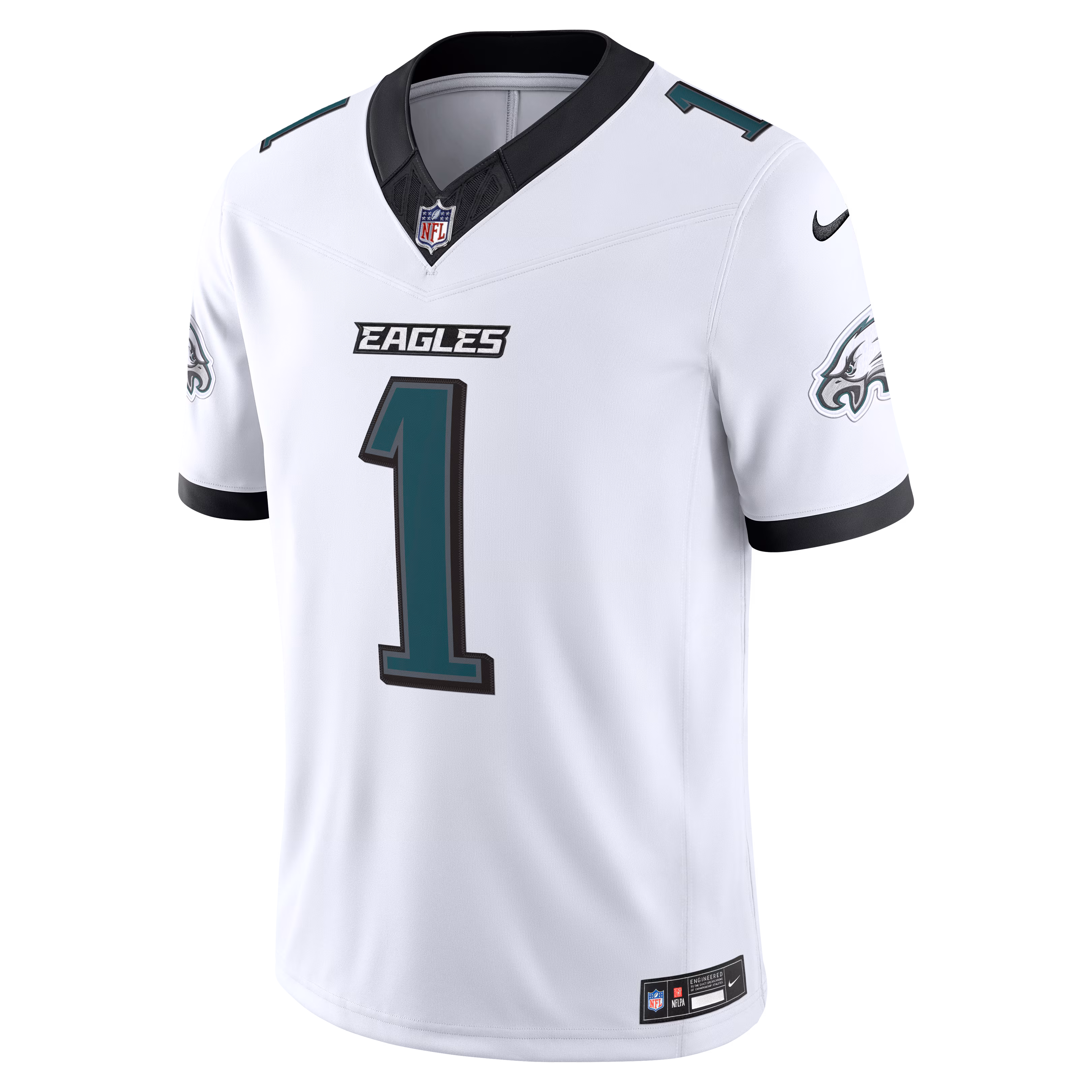 Jalen Hurts Philadelphia Eagles Nike Vapor F.U.S.E. Stitched Limited Jersey - White