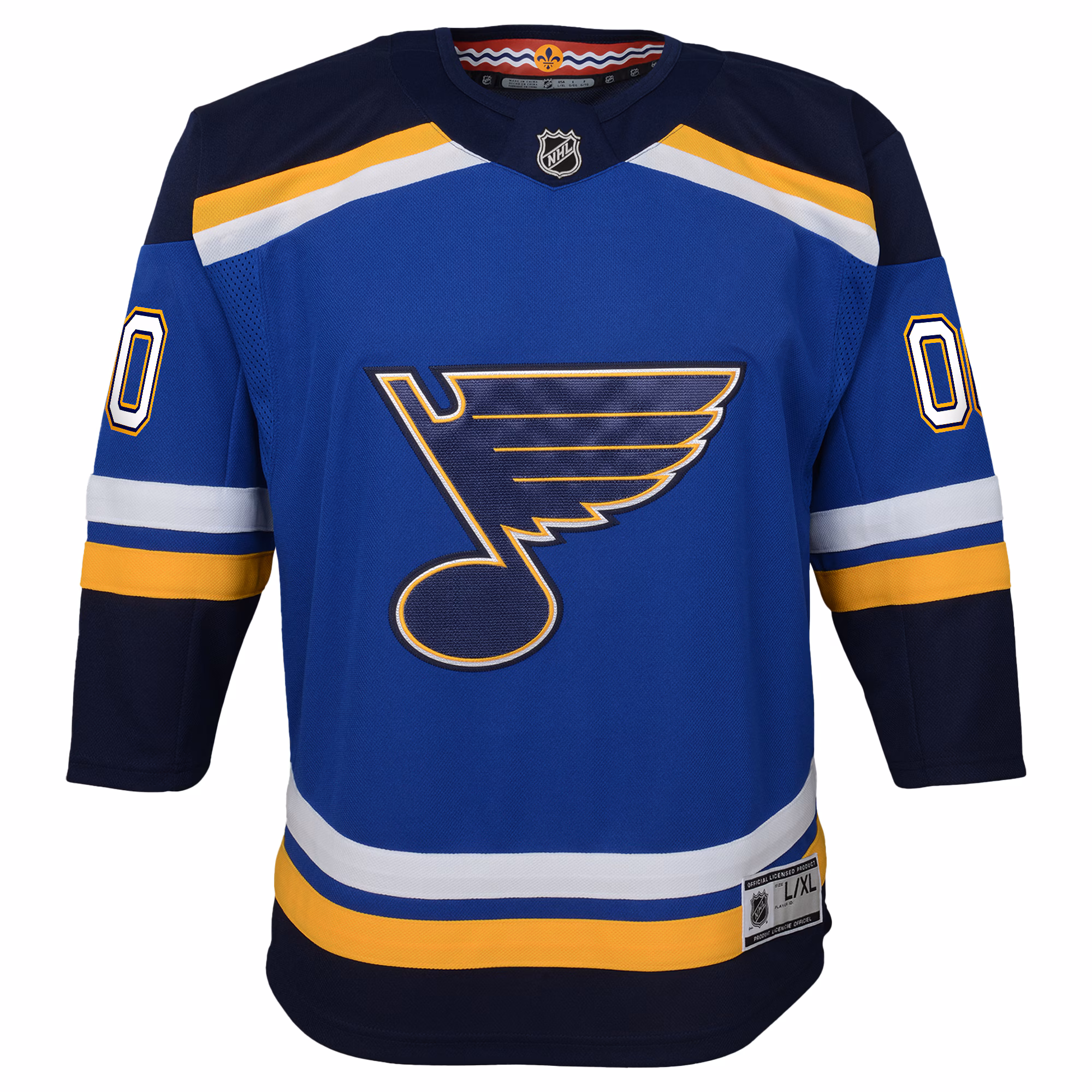 St. Louis Blues Youth Home Premier Custom Jersey - Blue