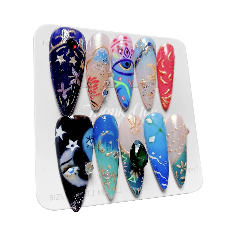 Lunar Mystique  Press On NailsLunar Mystique  Press On Nails - SAYEGIRLS