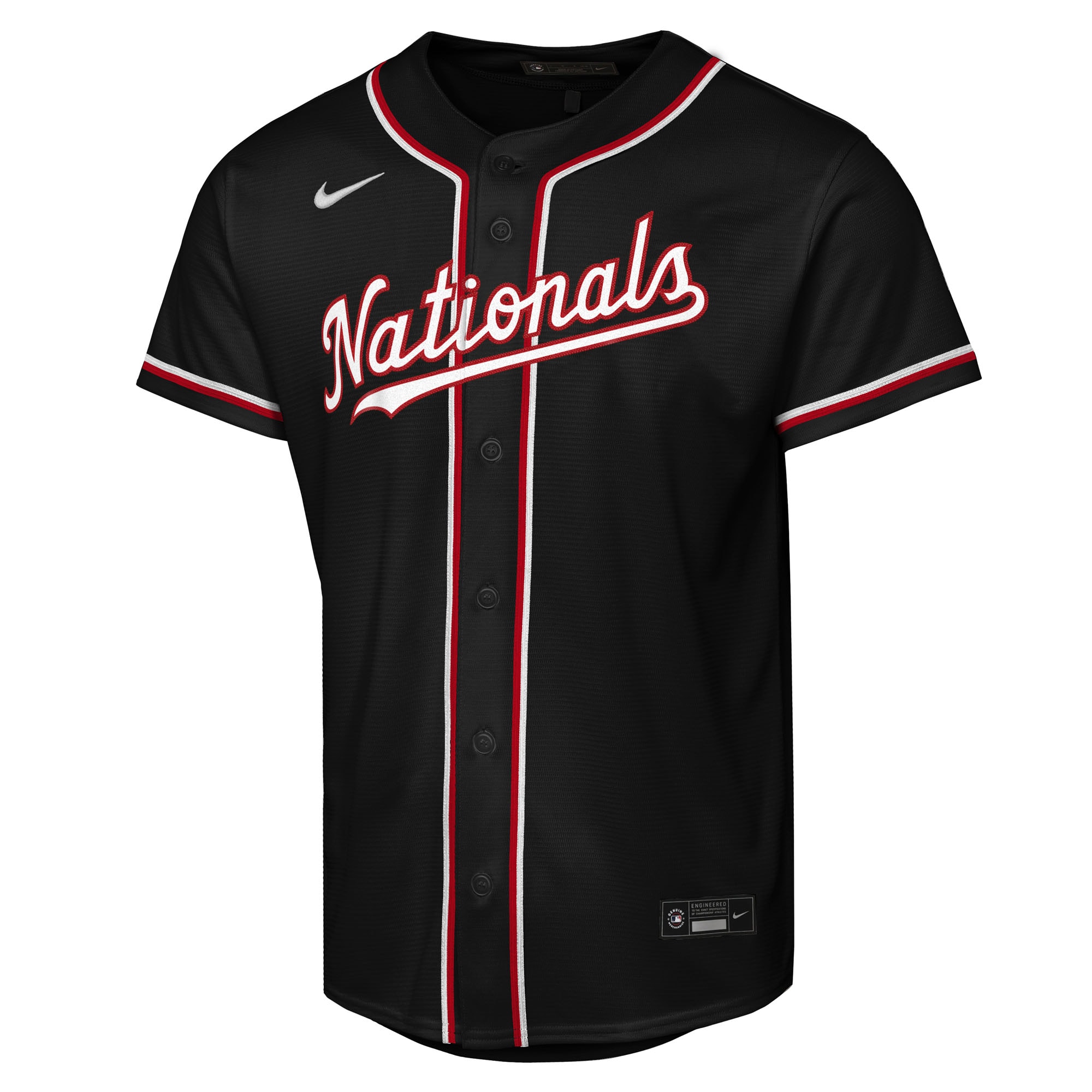 James Wood Washington Nationals Nike Youth Fashion Replica Player Jersey - Black