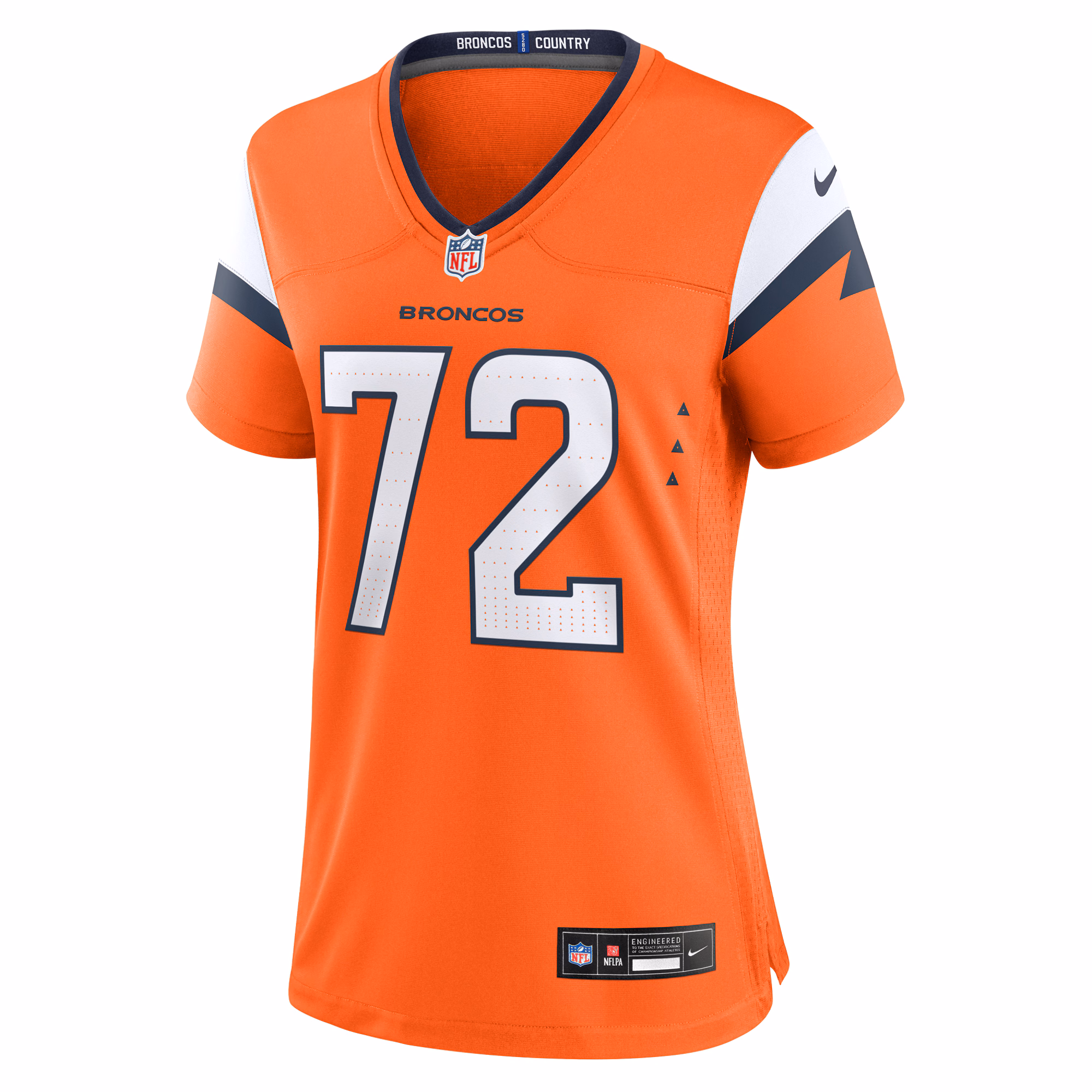 Garett Bolles Denver Broncos Nike Women's Team Game Jersey -  Orange
