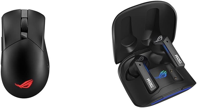 ASUS ROG Gladius III Wireless Gaming Mouse and ROG Cetra Gaming Earbuds Bundle