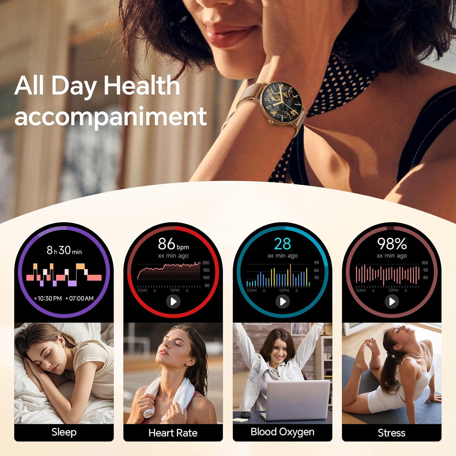 Yoever Smart Watches for Women, 1.57