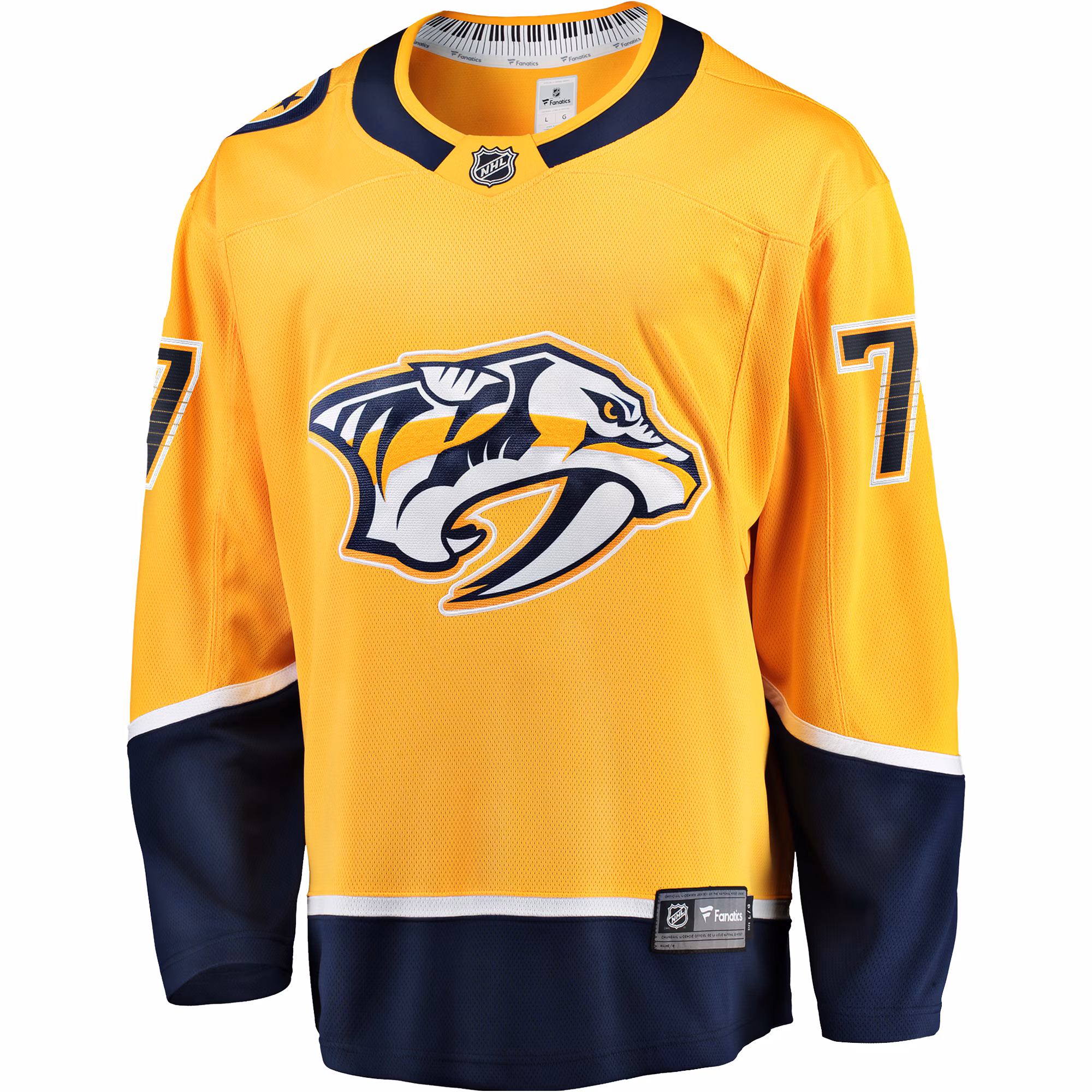 Luke Evangelista Nashville Predators Fanatics  Premier Breakaway Player Jersey - Gold