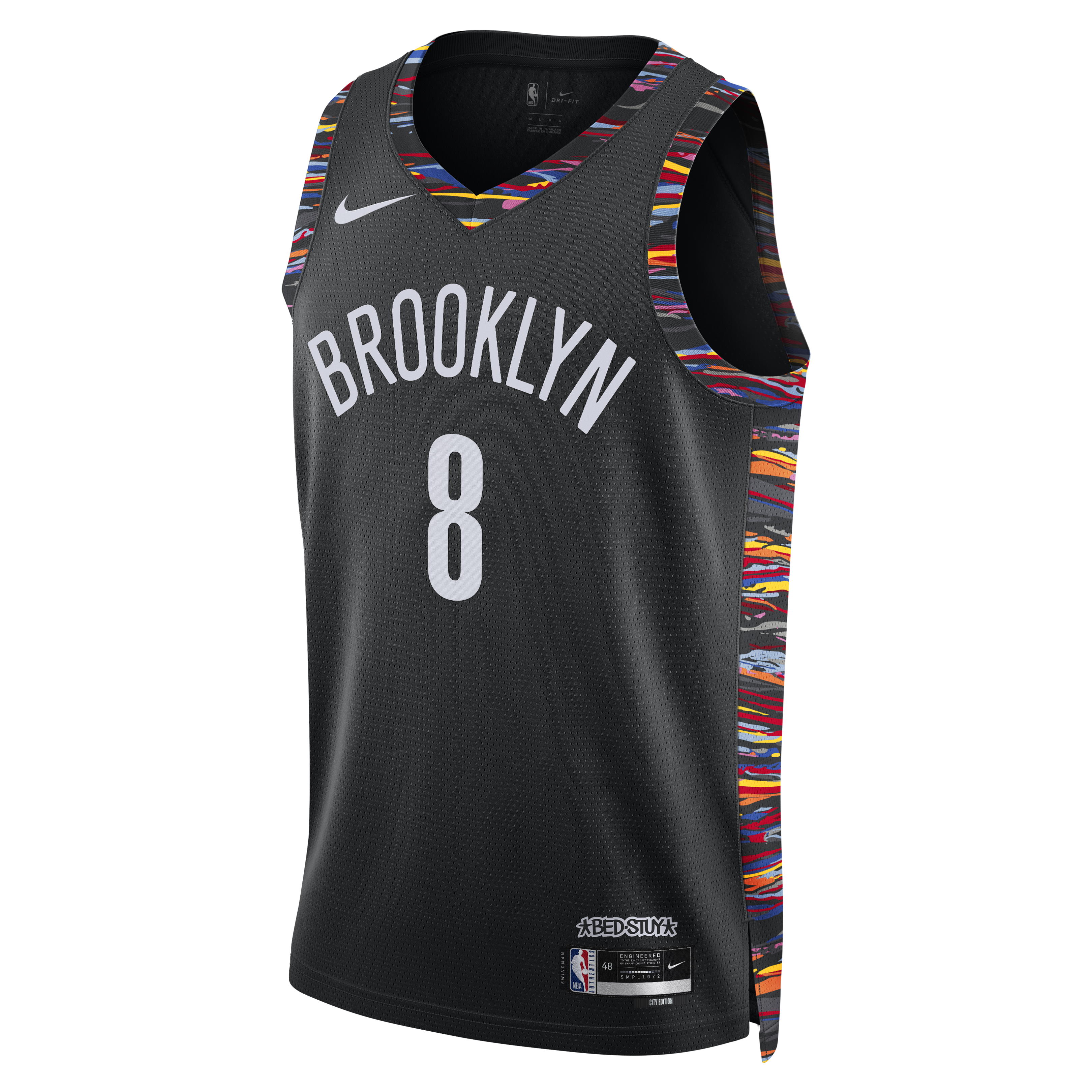 Egor Dëmin Brooklyn Nets Nike Unisex 2025/26 Swingman Jersey - City Edition - Black