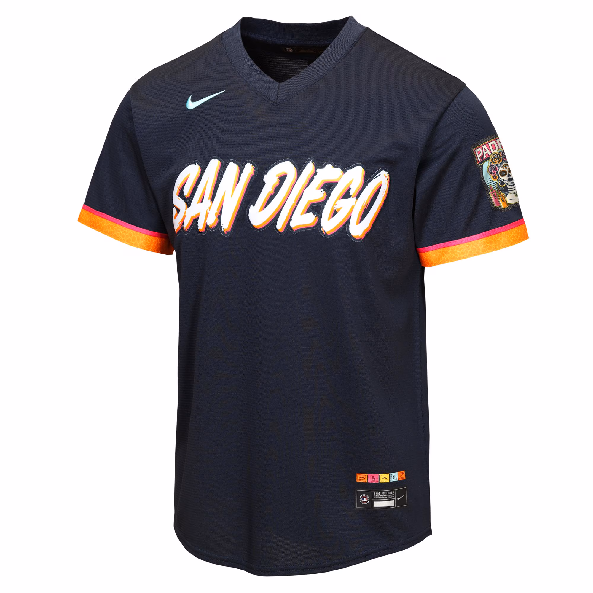 San Diego Padres Nike Youth 2026 City Connect Stadium Jersey - Obsidian