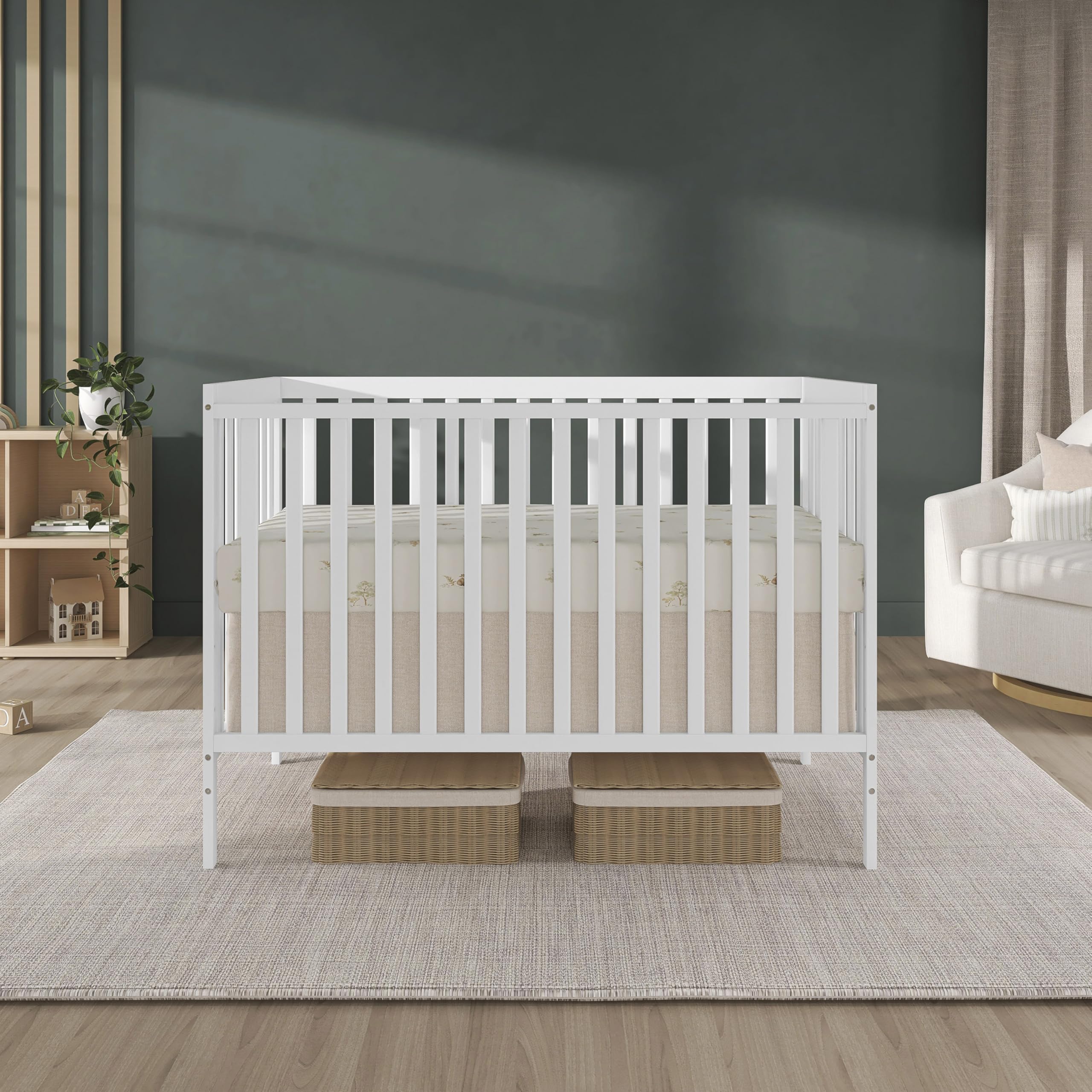 DREAM ON ME Synergy 5-in-1 Convertible Full-Size Baby Crib