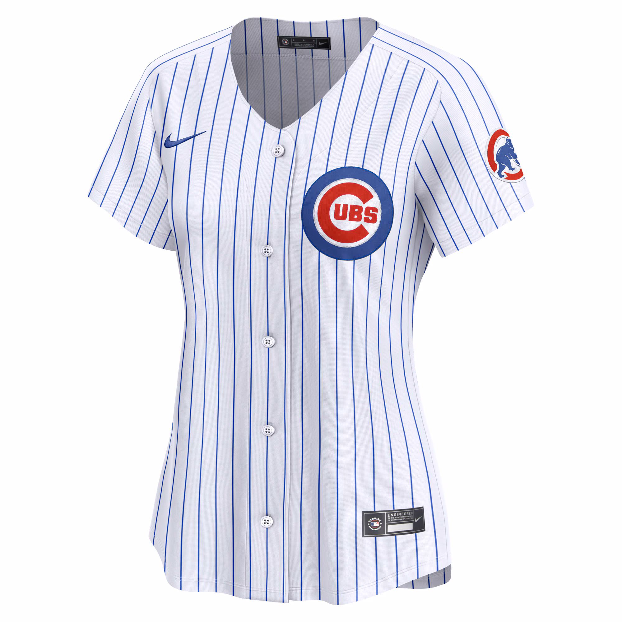 Chicago Cubs Nike Women's Home Limited Custom Jersey - White