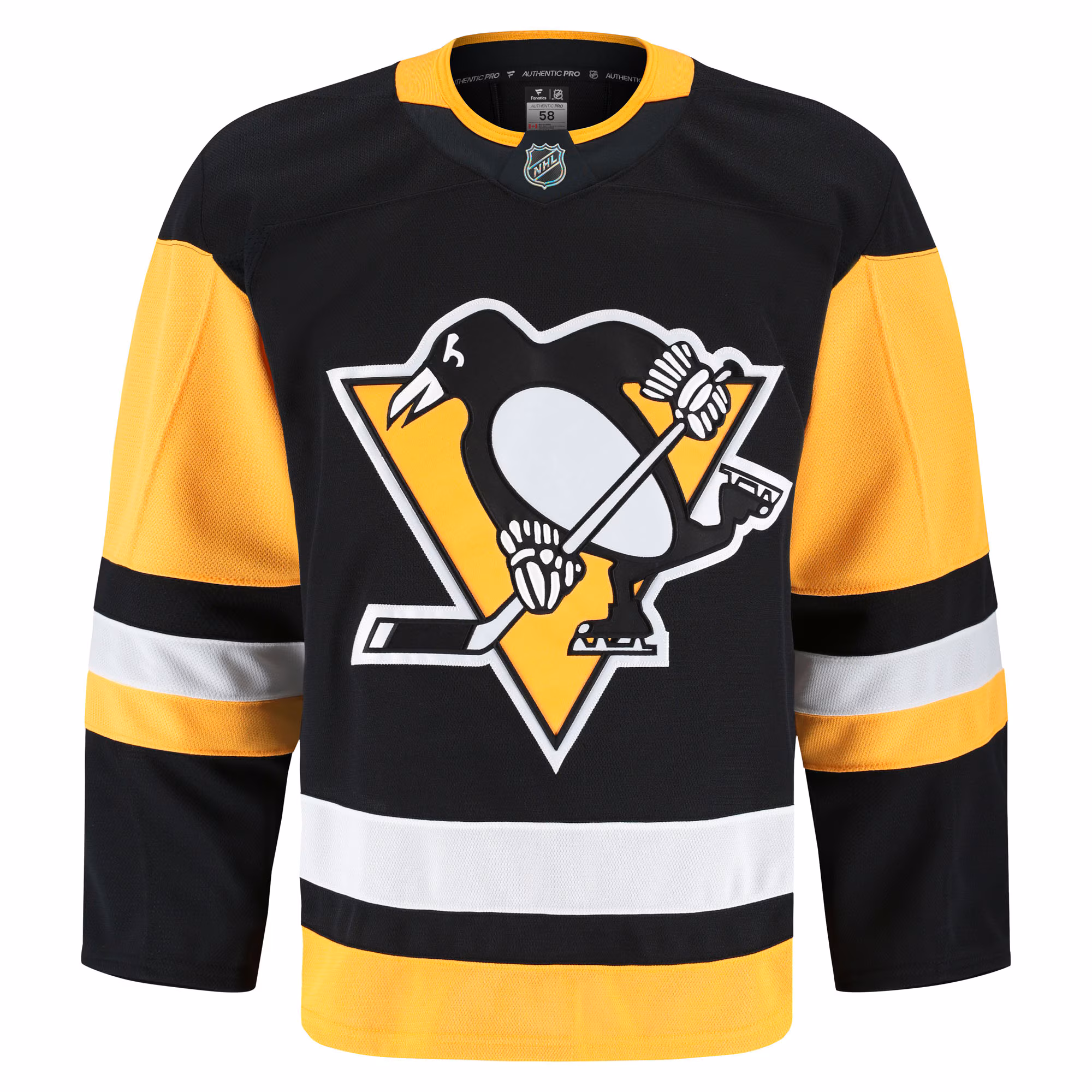 Pittsburgh Penguins Fanatics Home Authentic Pro Jersey - Black