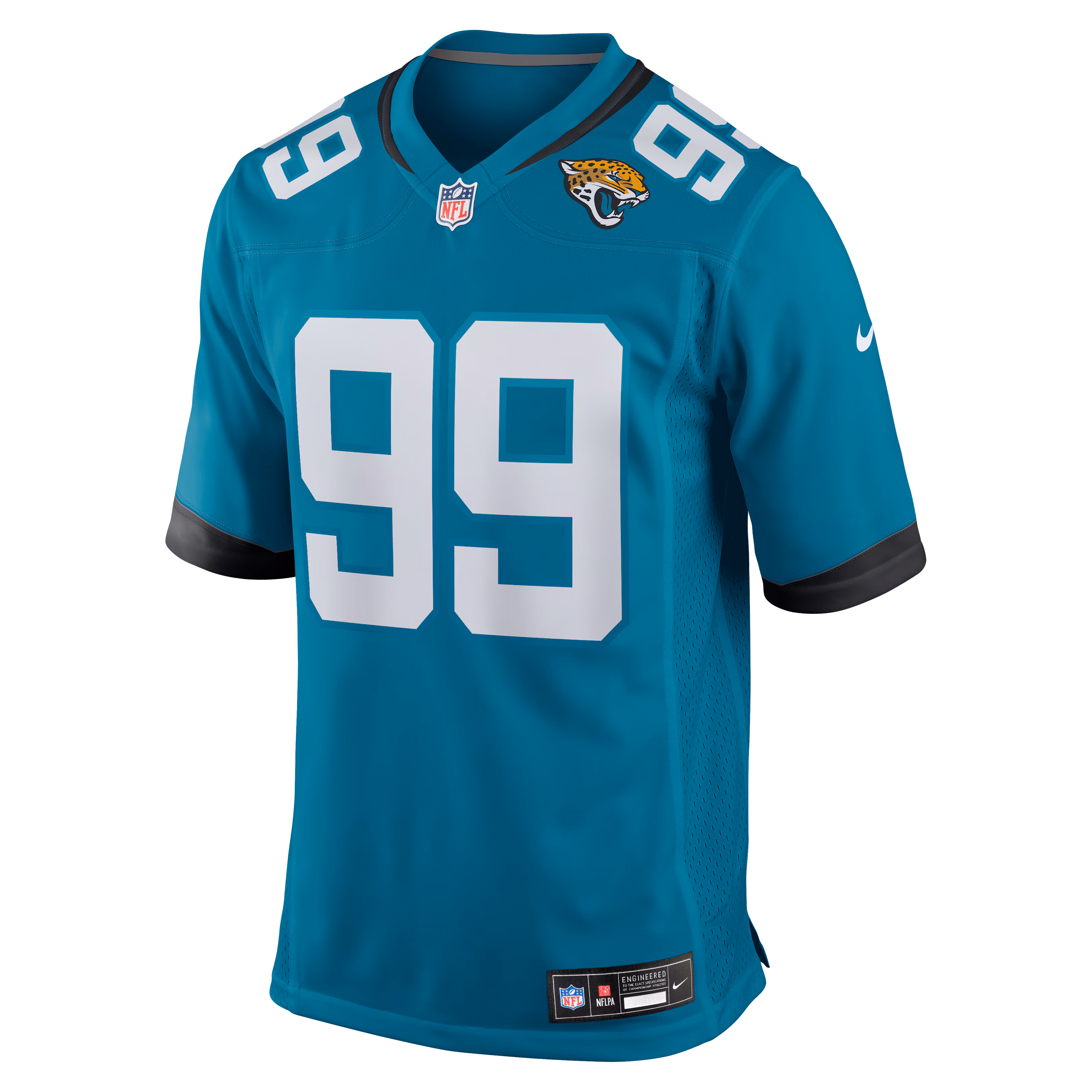 Austin Johnson Jacksonville Jaguars Nike Team Game Jersey -  Teal