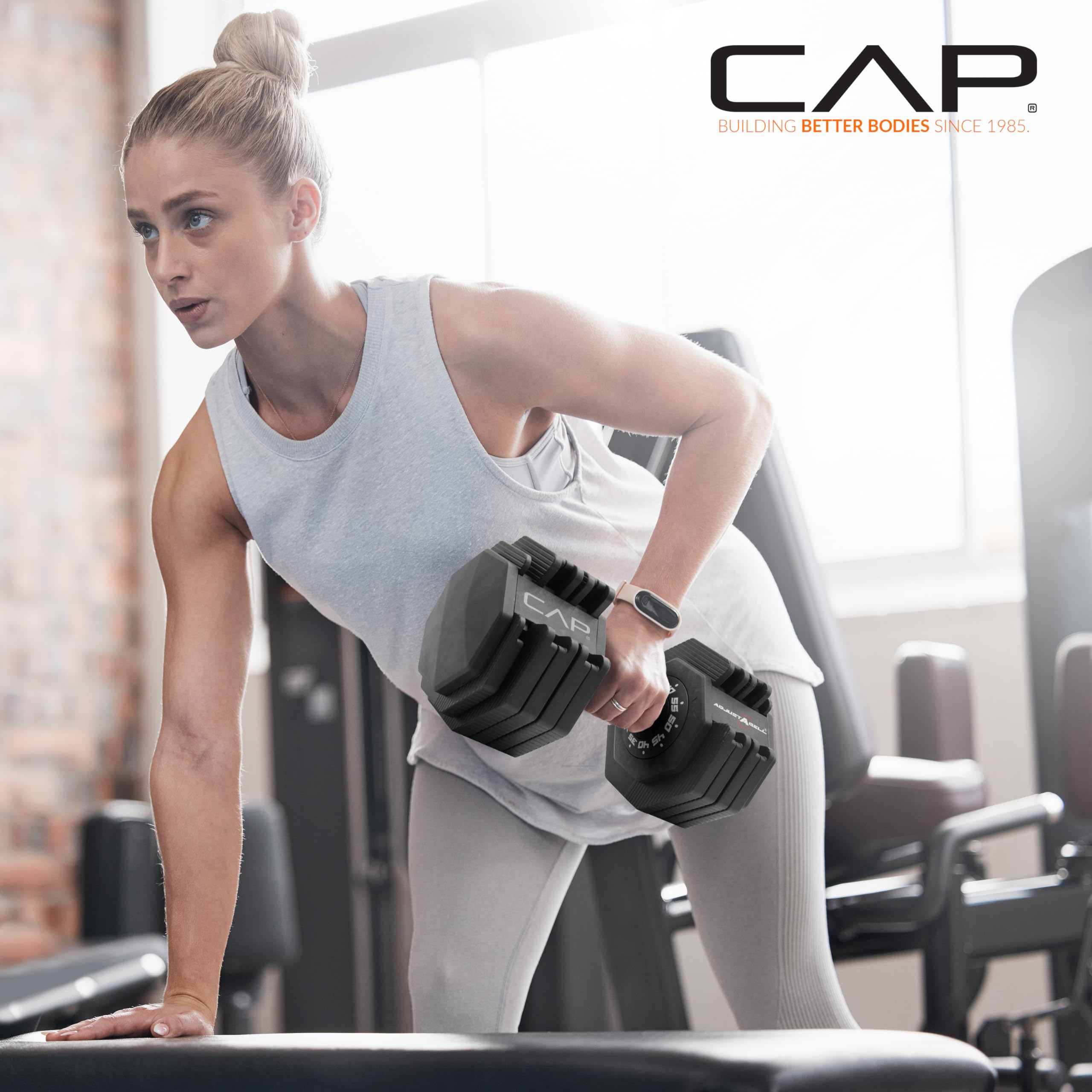 CAP ADJUSTABELL Adjustable Dumbbells - 12.5, 25, 55 lb