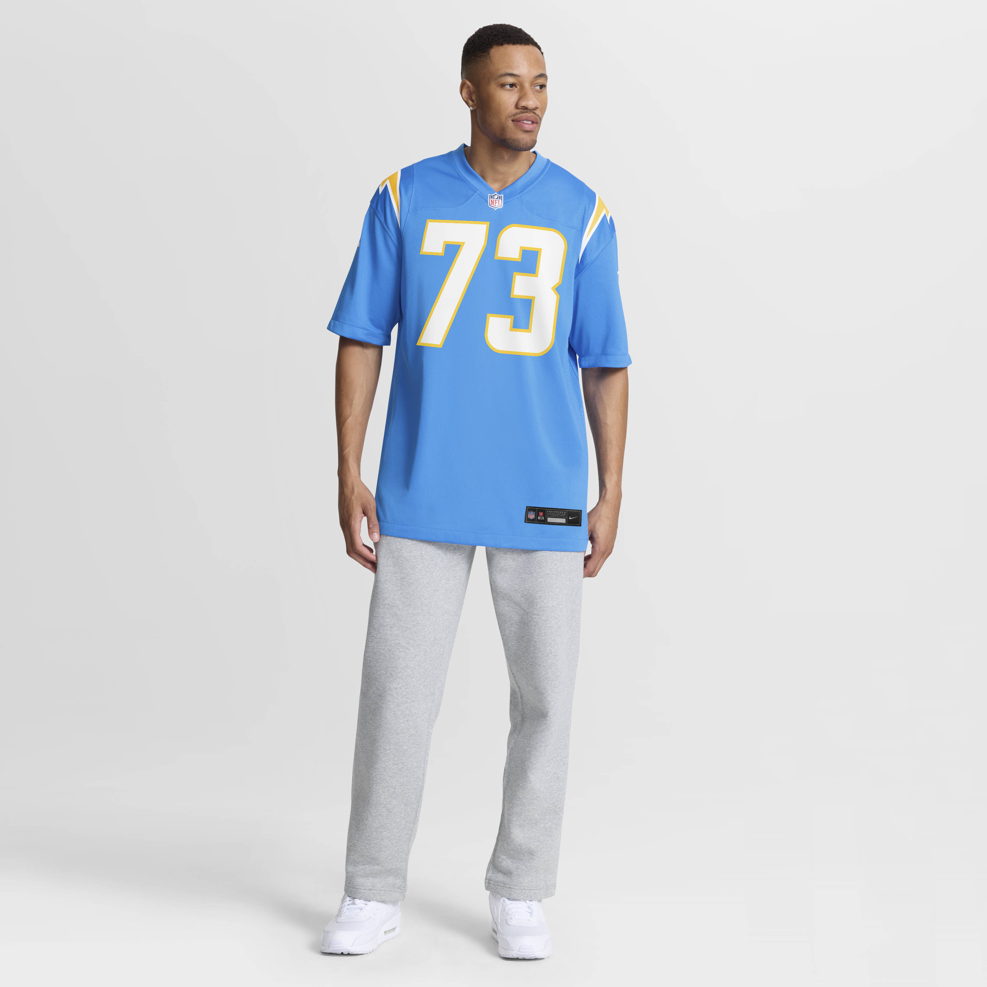 Alex Harkey Los Angeles Chargers Nike Team Game Jersey - Powder Blue
