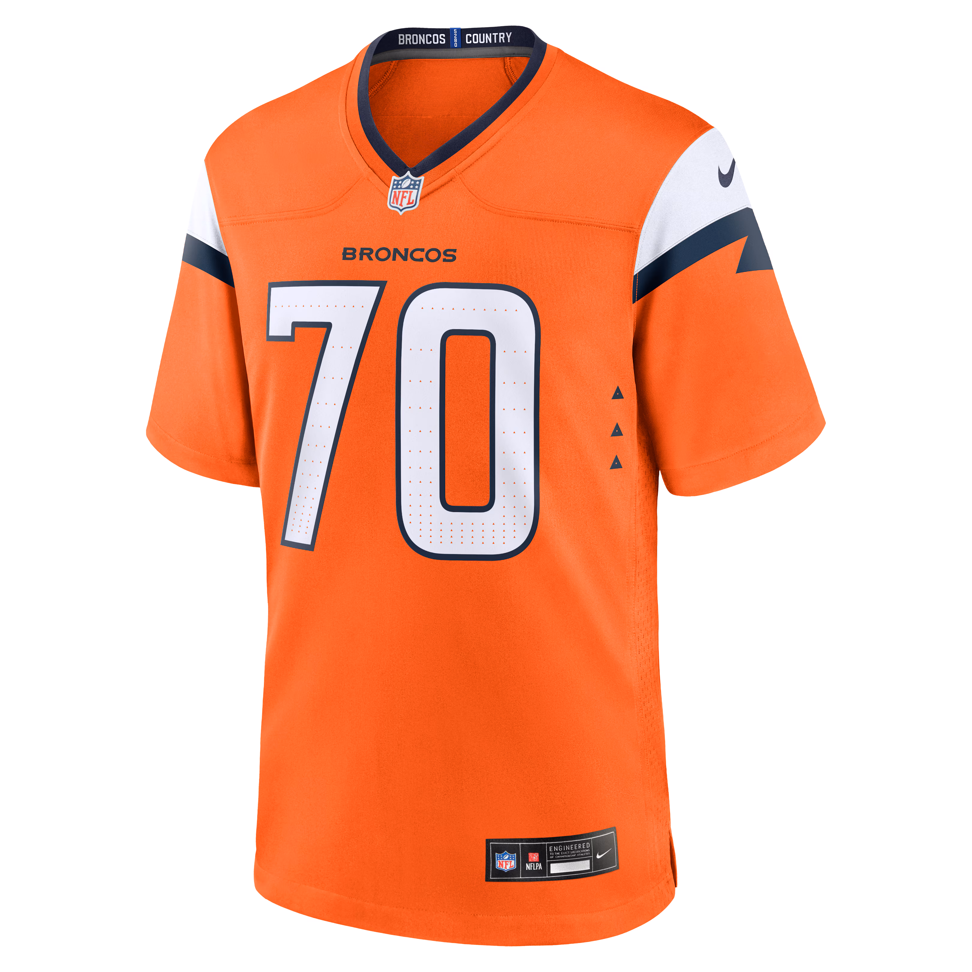 Marques Cox Denver Broncos Nike Team Game Jersey -  Orange