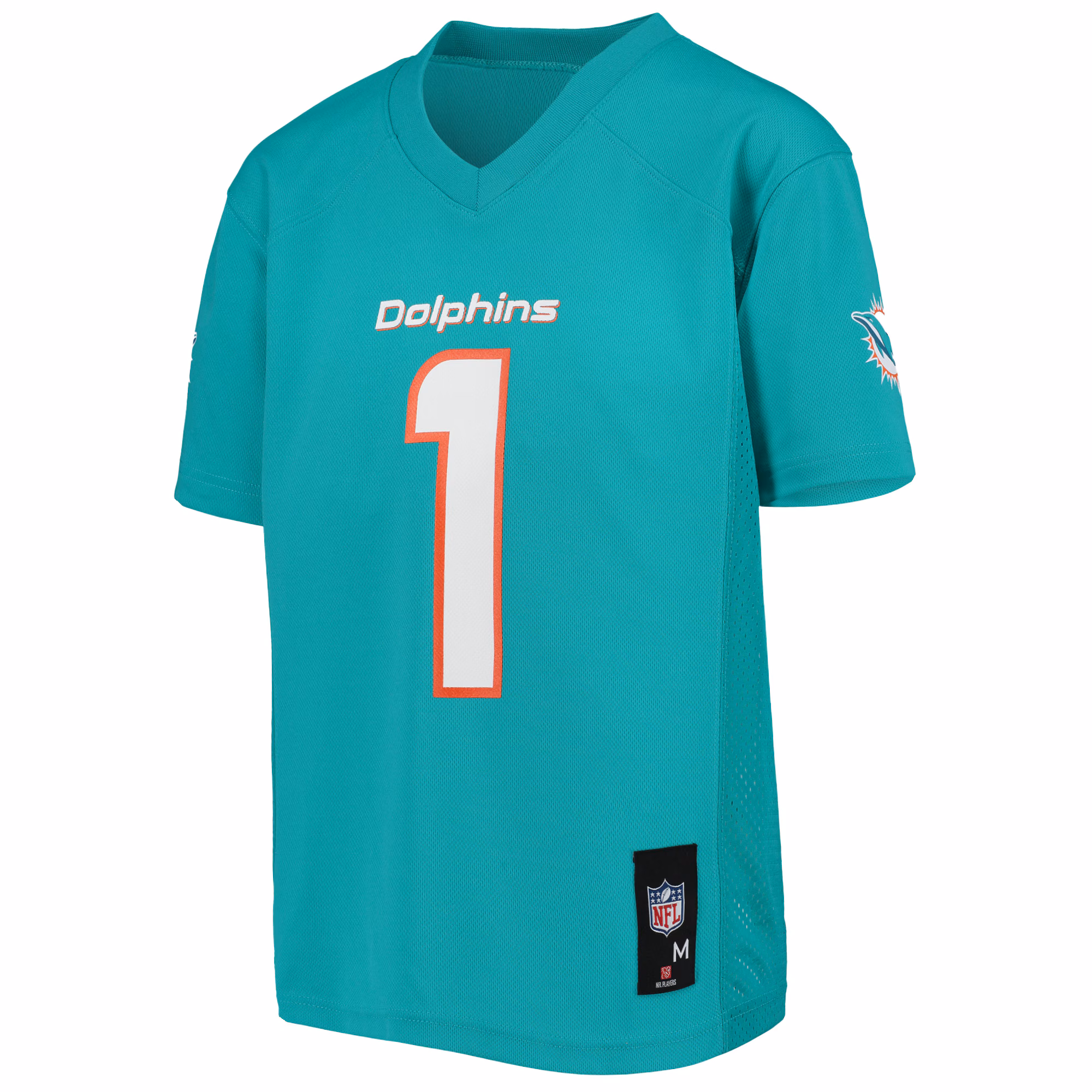 Tua Tagovailoa Miami Dolphins Youth Replica Player Jersey - Aqua