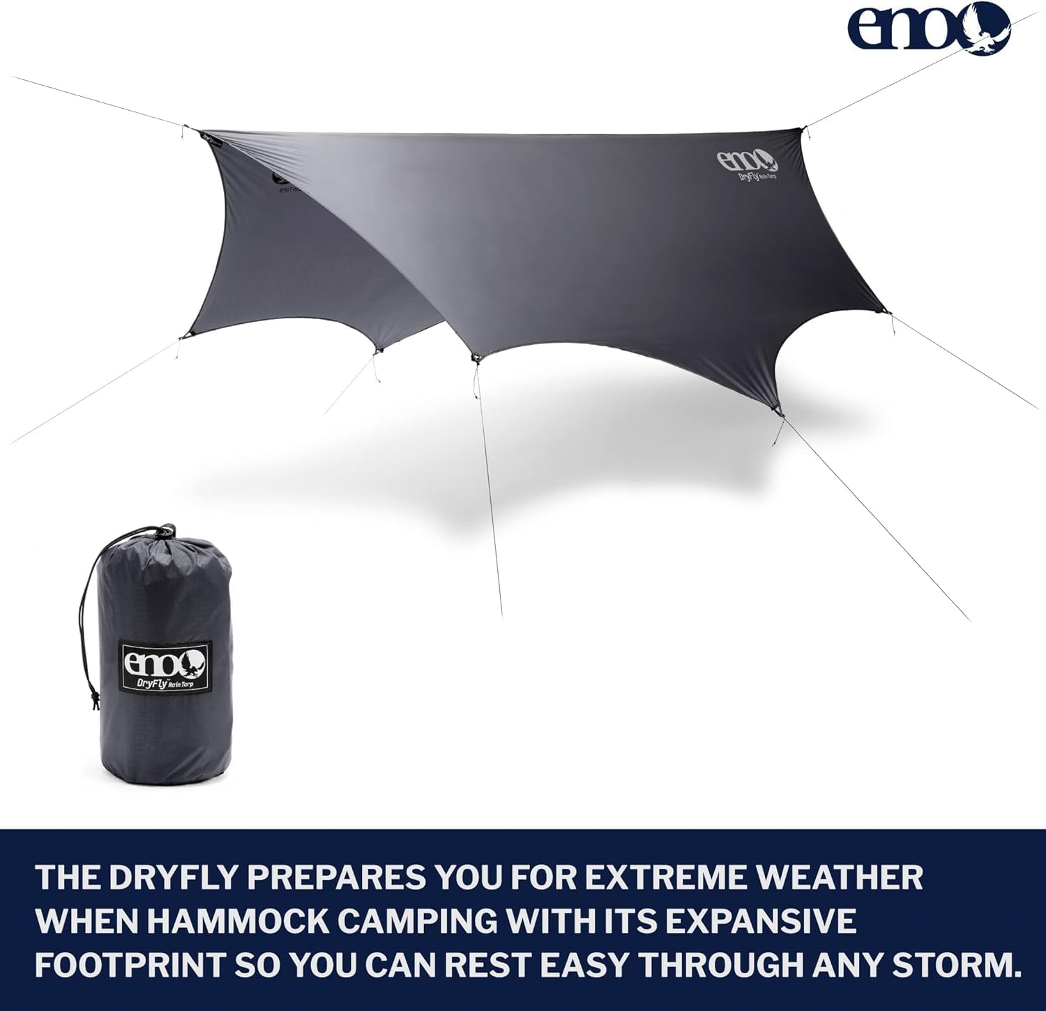 ENO, Eagles Nest Outfitters JungleLink Shelter System with Hammock with Bug Net, Straps and Rain Tarp