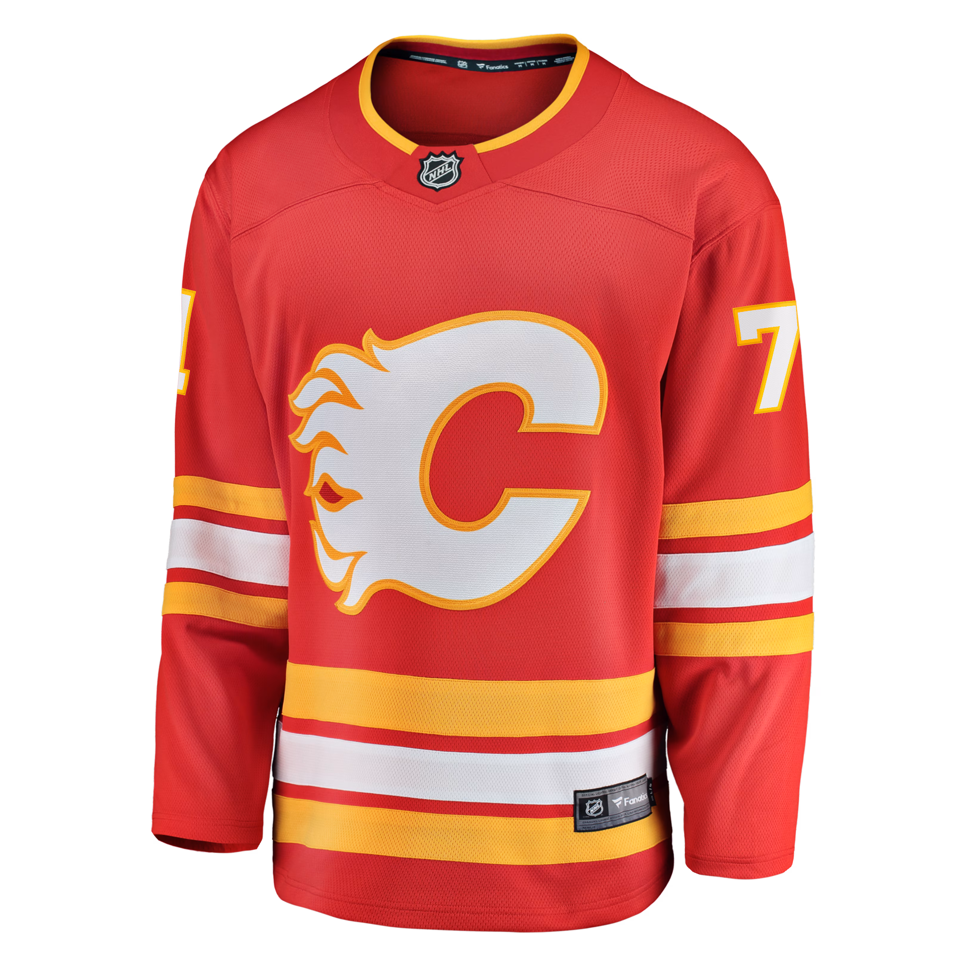 Simon Nemec Calgary Flames Fanatics Home Breakaway Jersey - Red