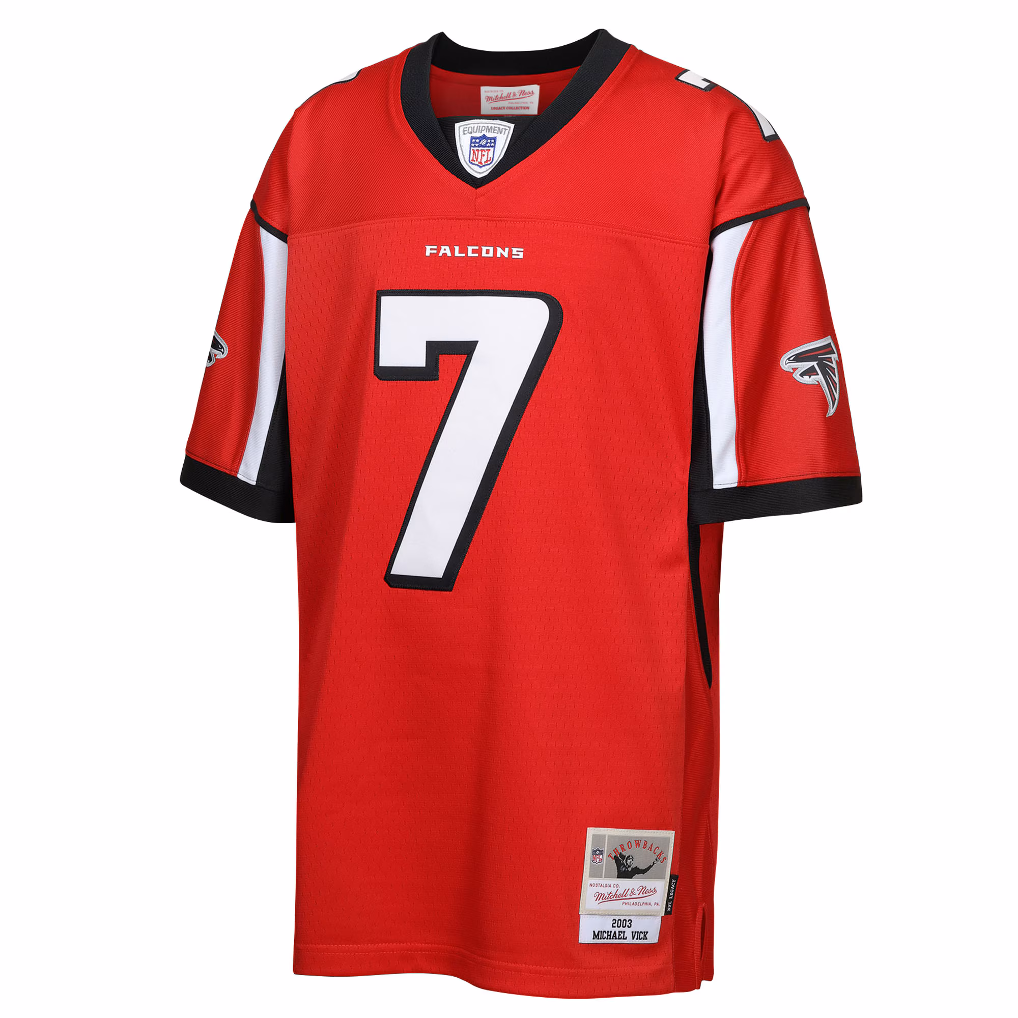 Michael Vick Atlanta Falcons Mitchell & Ness Youth 2003 Legacy Retired Player Jersey - Red