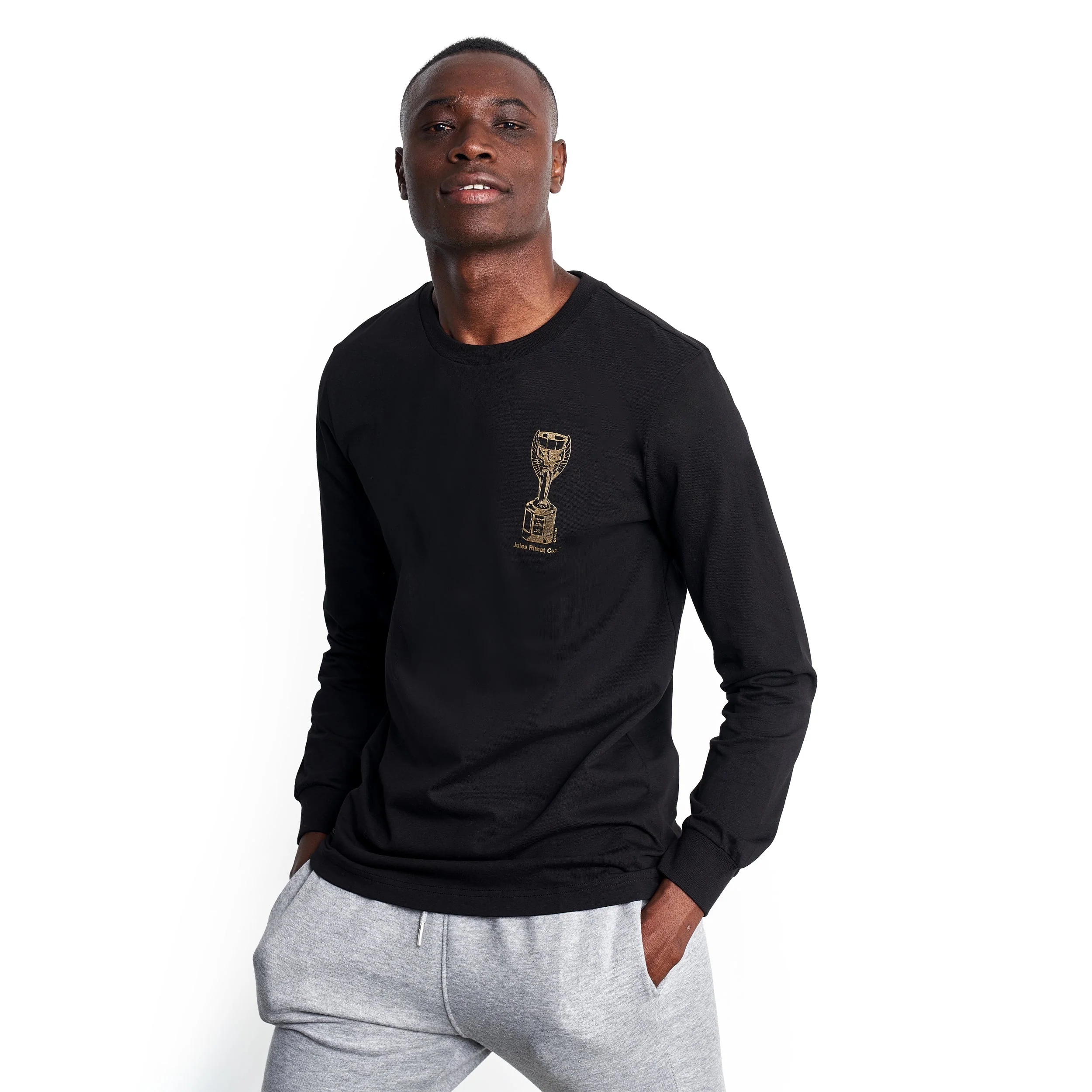 FIFA Classics Premium High Build Jules Rimet Trophy Long Sleeve T-Shirt - Unisex