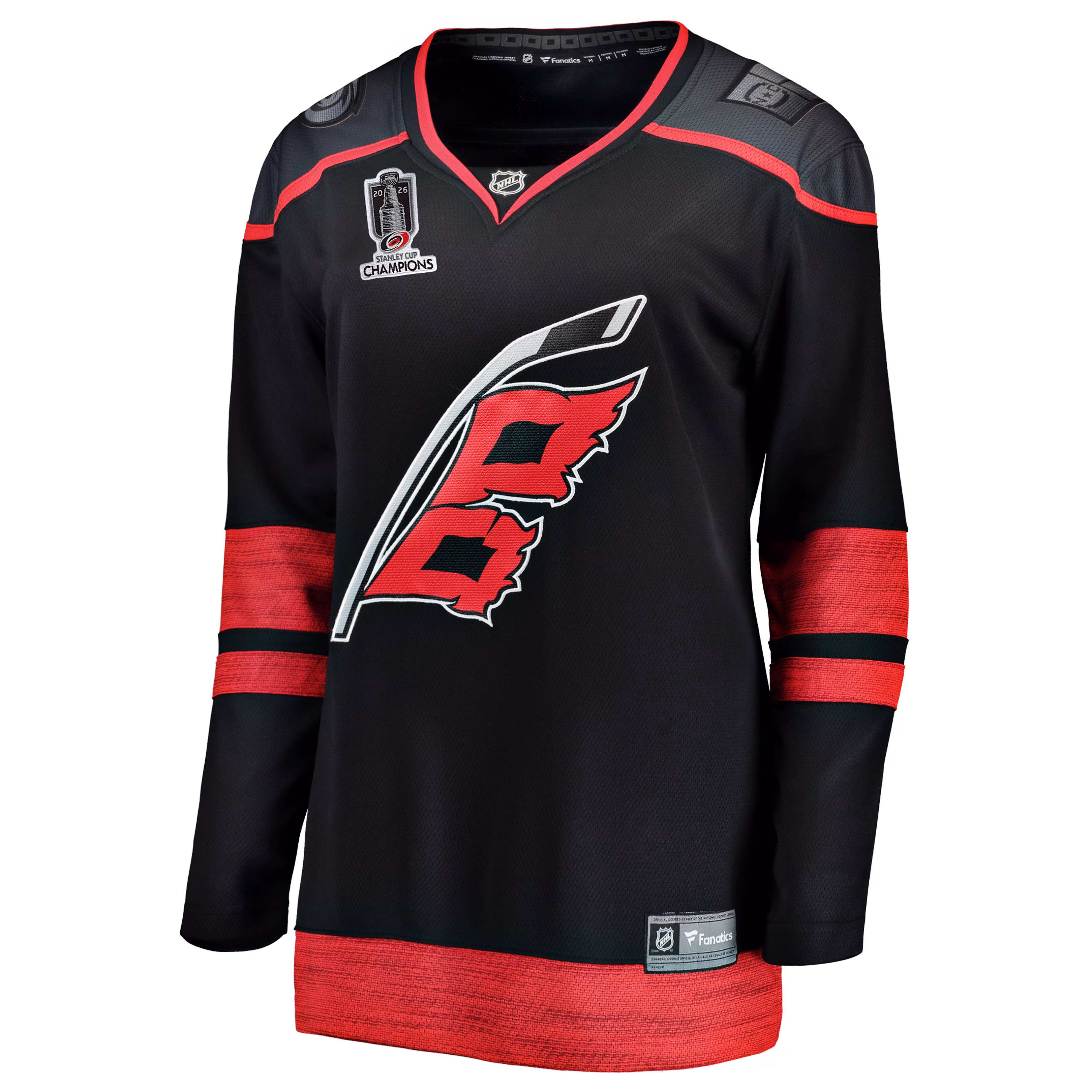 Carolina Hurricanes Fanatics Women's 2026 Stanley Cup Champions Home Breakaway Jersey - Black