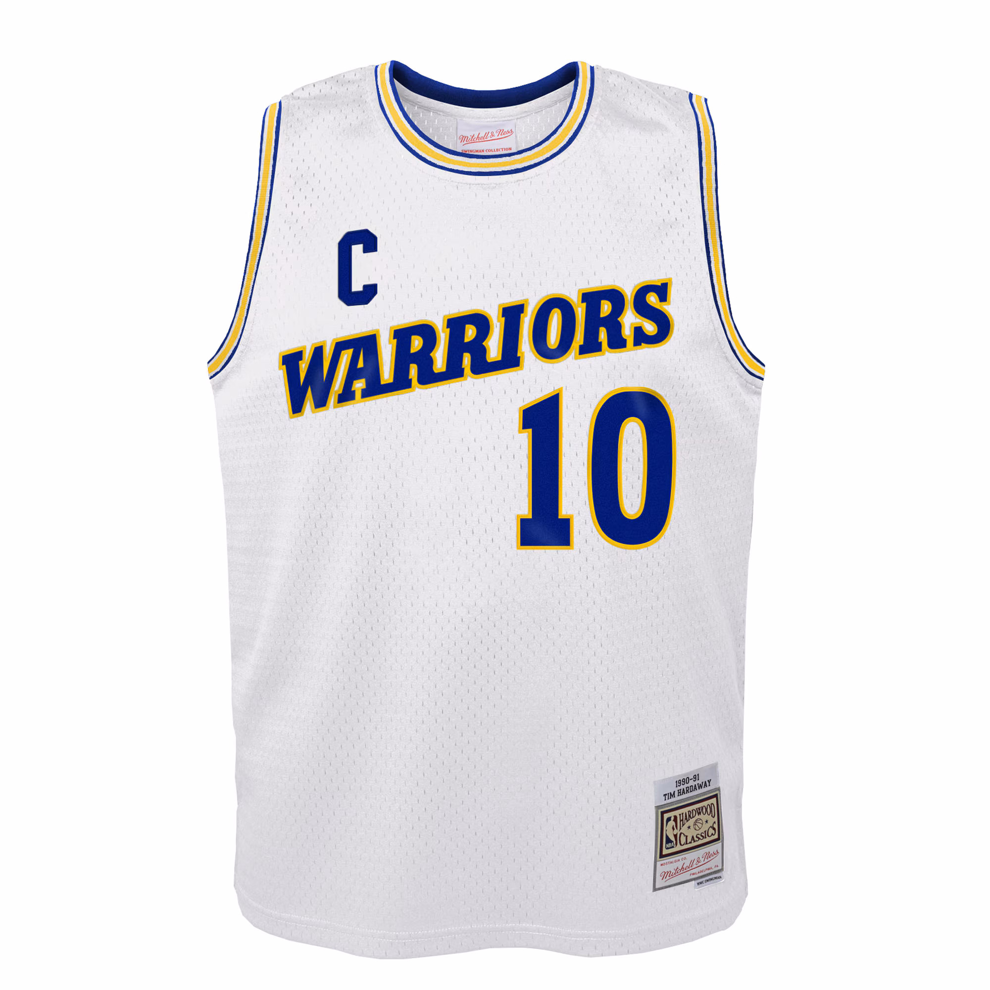 Tim Hardaway Golden State Warriors Mitchell & Ness Youth 1990-91 Hardwood Classics Swingman Throwback Home Jersey - White