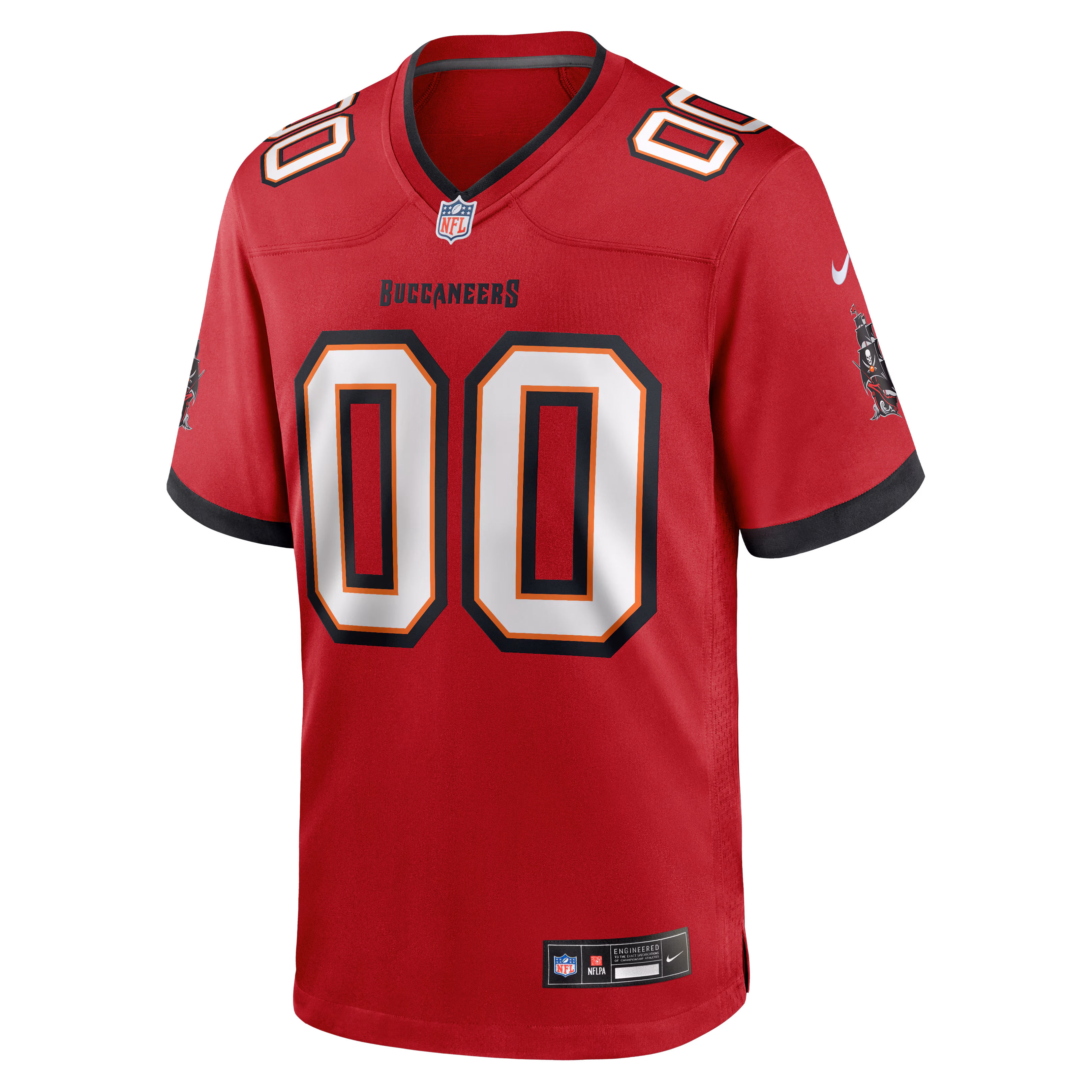 Men's Nike Red Tampa Bay Buccaneers  Team Custom Game Jersey