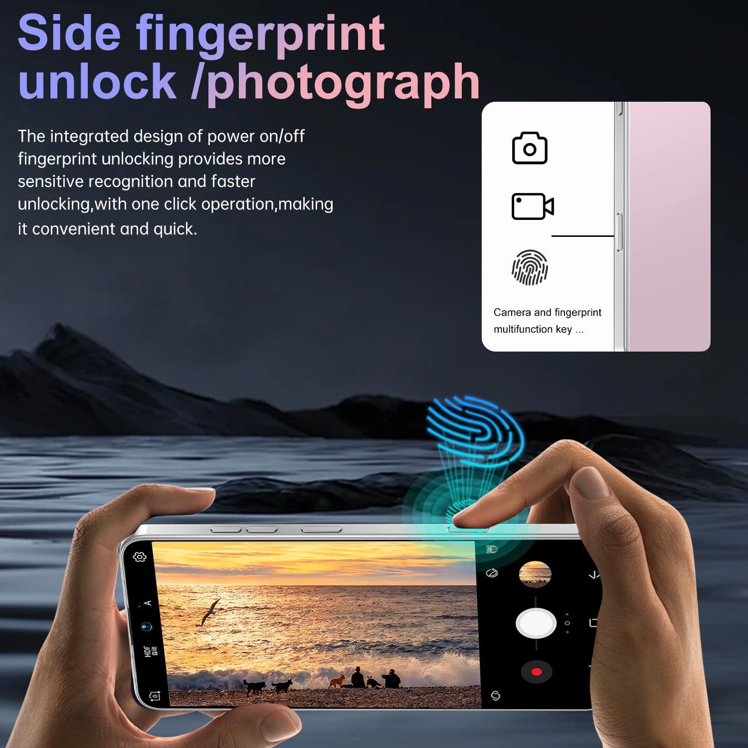 17PM Smartphone: Snapdragon 8 Gen 3, 12GB RAM + 512GB Storage, 7000mAh Battery, 6.99-inch Display, 68MP+108MP Camera, Android 15, 5G, Dual SIM - Superior OS Outperforms Competitors (Pink)