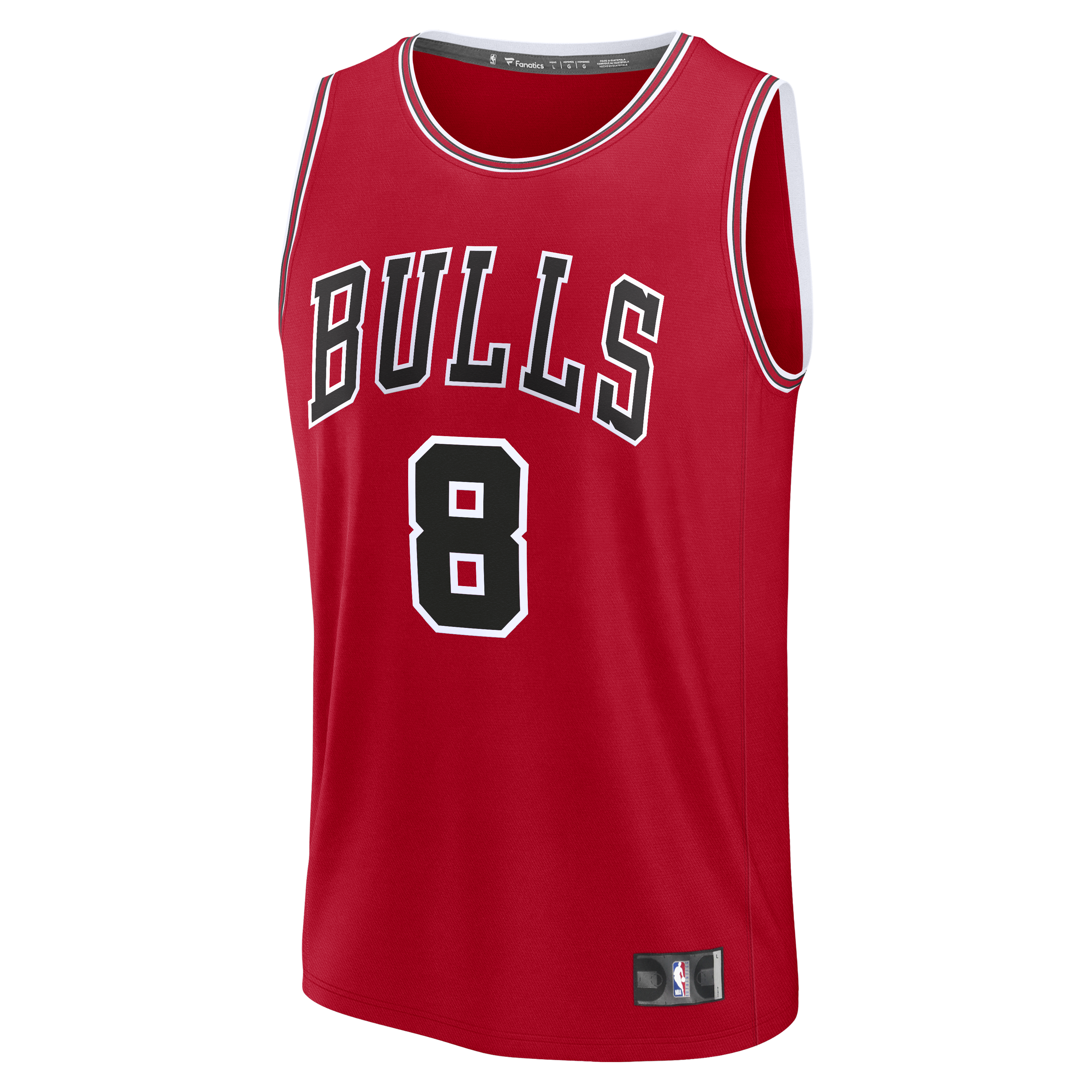 Caleb Wilson Chicago Bulls Fanatics 2026 NBA Draft First Round Pick Fast Break Jersey - Icon Edition - Red