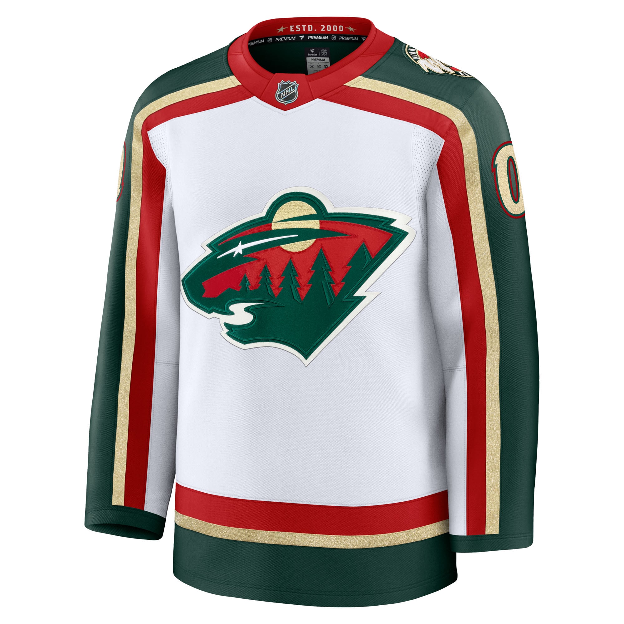 Minnesota Wild Fanatics 25th Anniversary Premium Custom Jersey - White