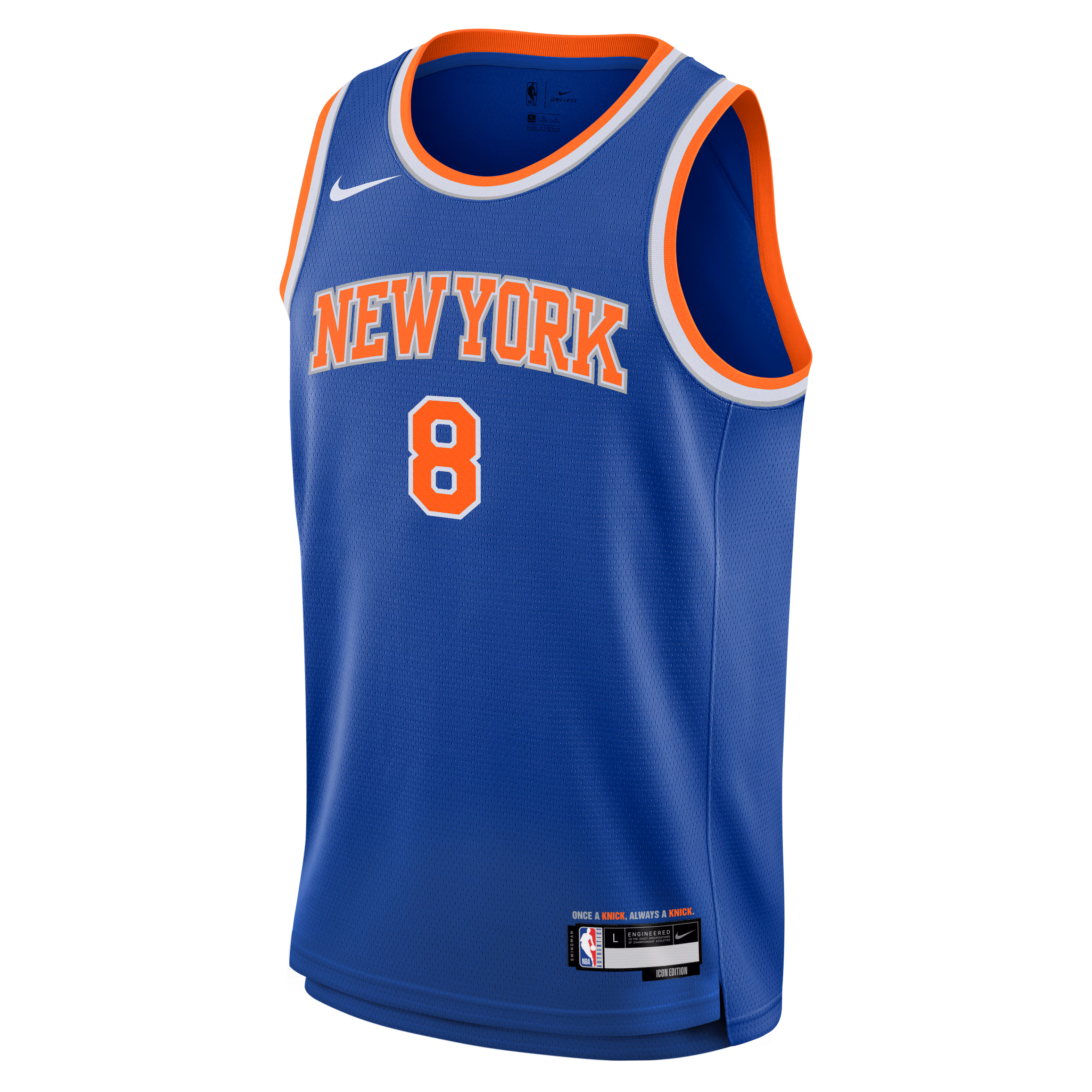 OG Anunoby New York Knicks Nike Youth Swingman Jersey - Icon Edition - Blue