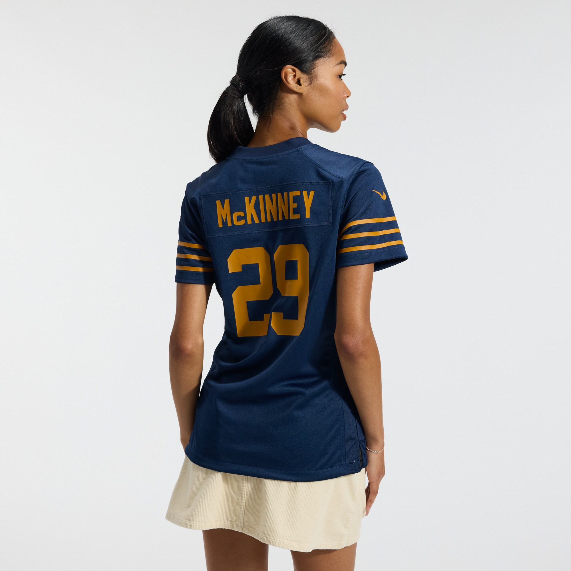 Xavier McKinney Green Bay Packers Nike Women's The 1923 Classic Game Jersey - Navy